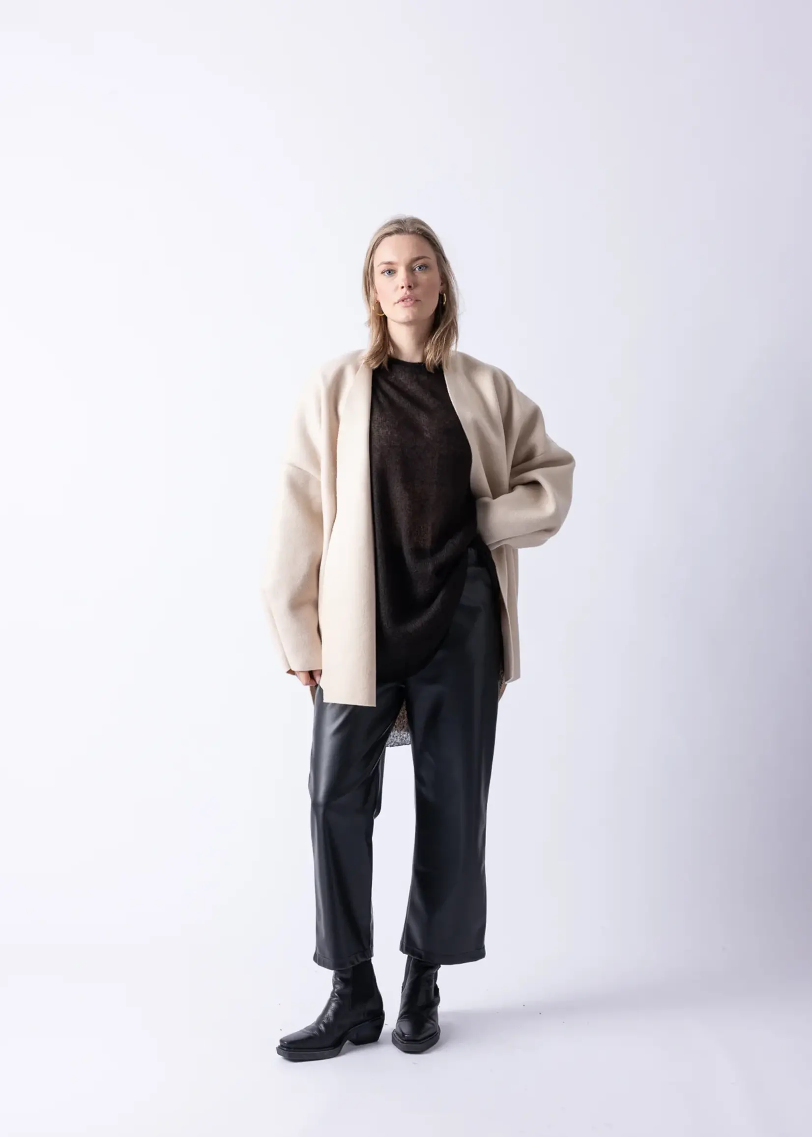 Cé Cé Official - Bomber Vest Long - Creme