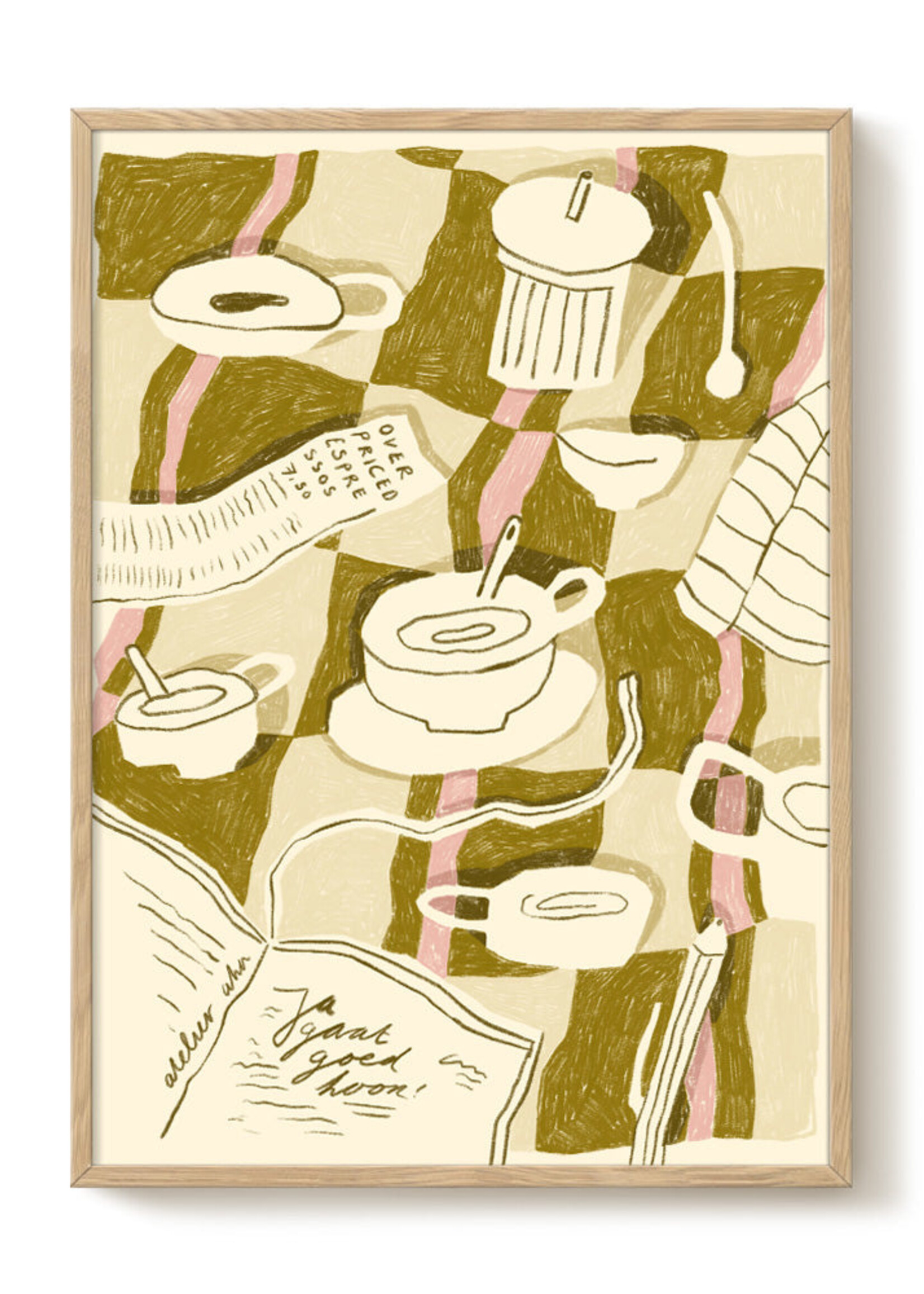 PSTR studio PSTR studio - Poster 'Gaat goed hoor' 50x70