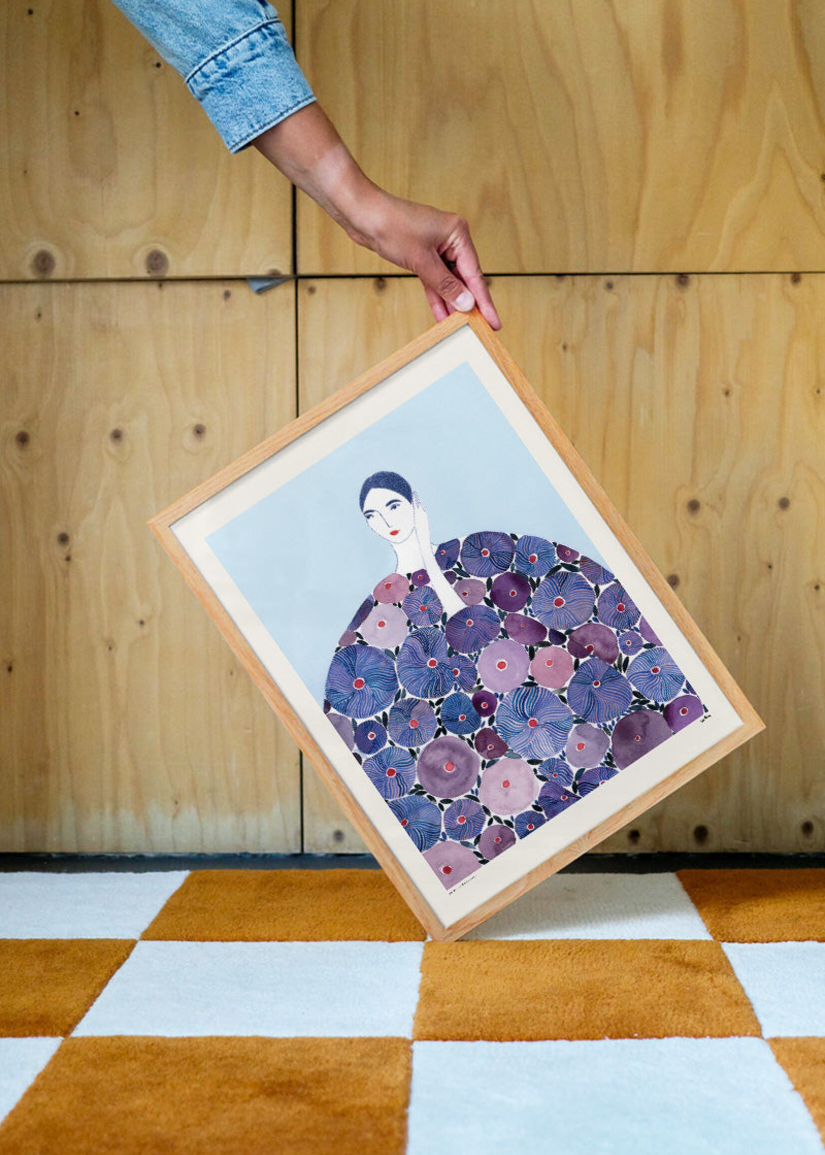 PSTR studio PSTR Studio - Poster 'Lady in Purple'