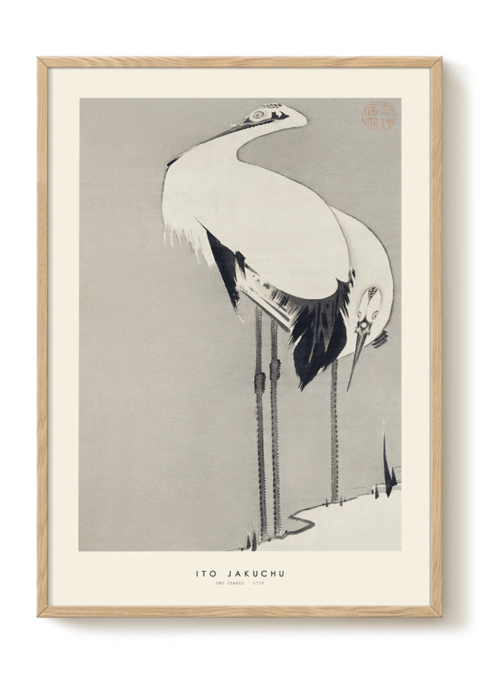 PSTR studio PSTR Studio - Poster 'Two cranes'