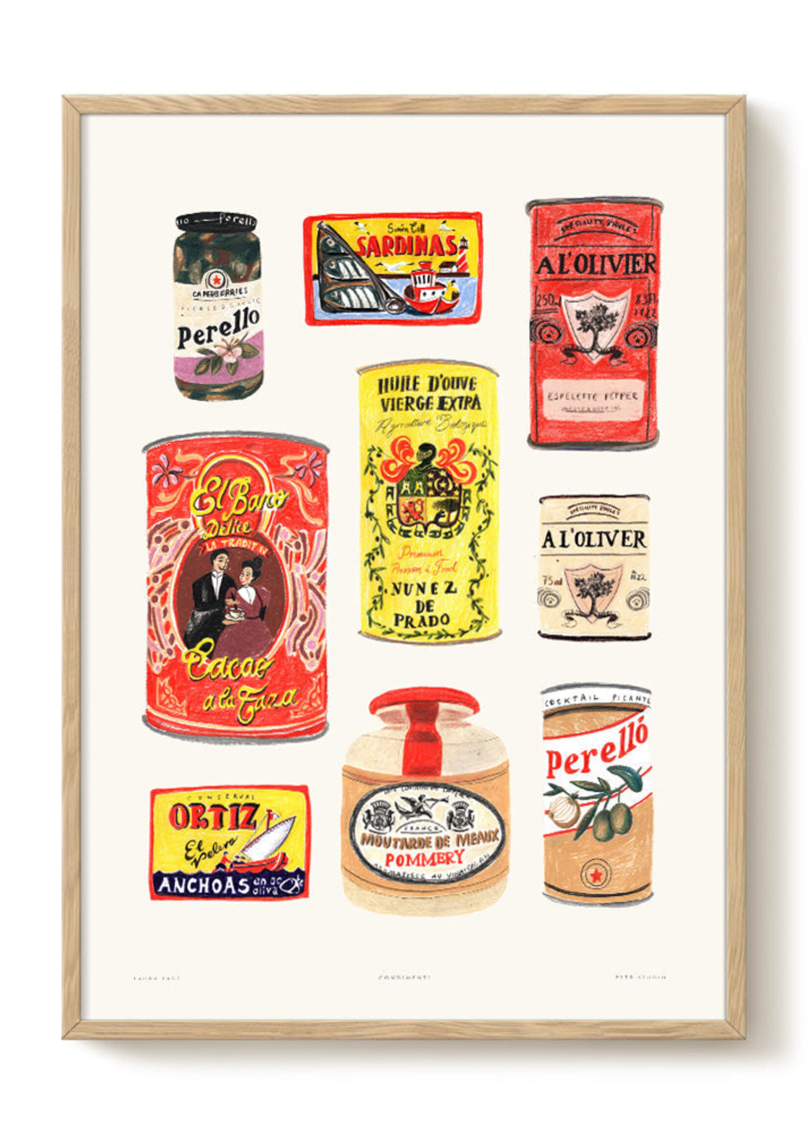 PSTR studio PSTR Studio - Poster 'Condimenti'