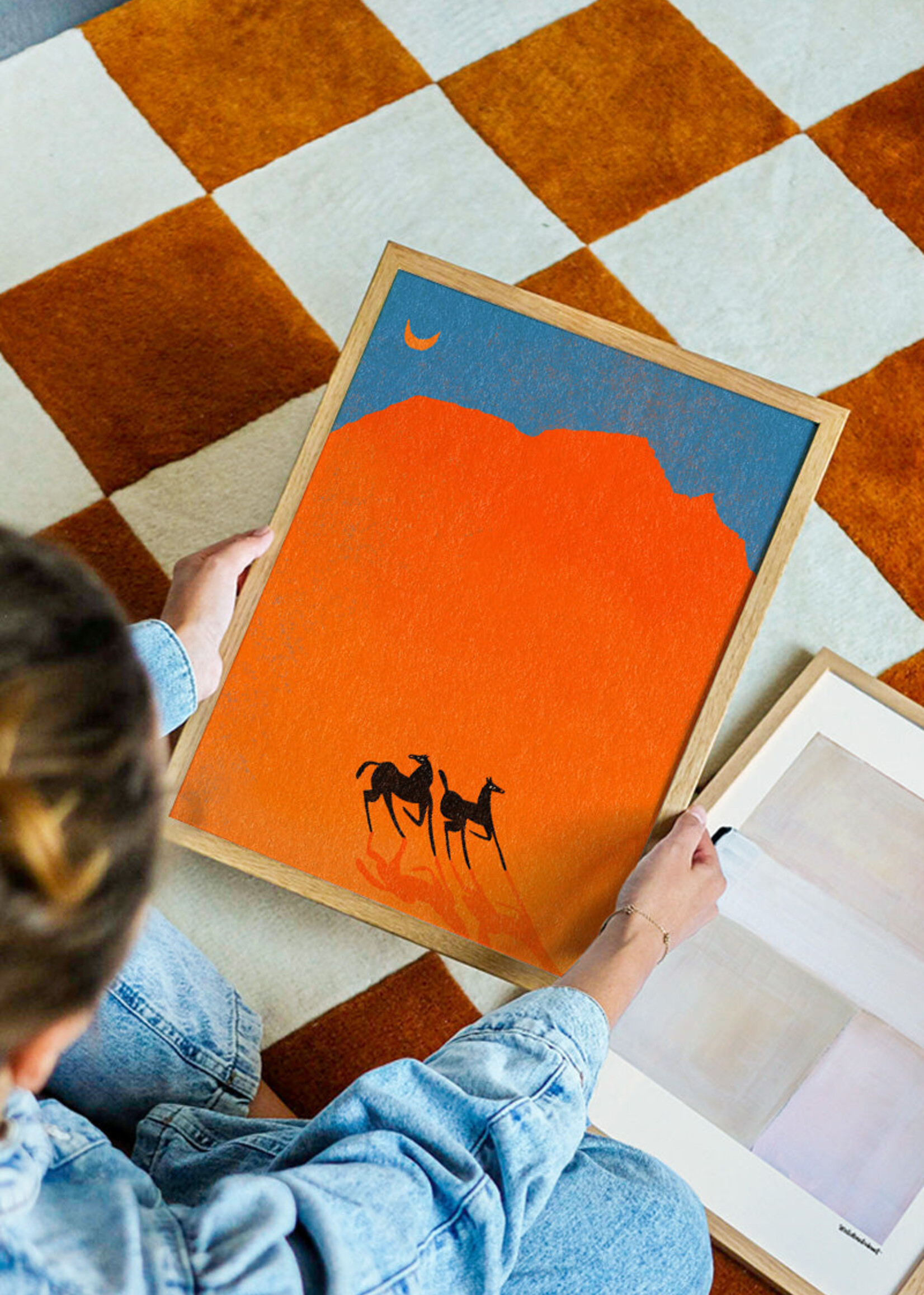 PSTR studio PSTR studio - Poster 'Horses of Wadi Rum'