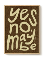PSTR studio PSTR studio - Poster 'Yes No Maybe'
