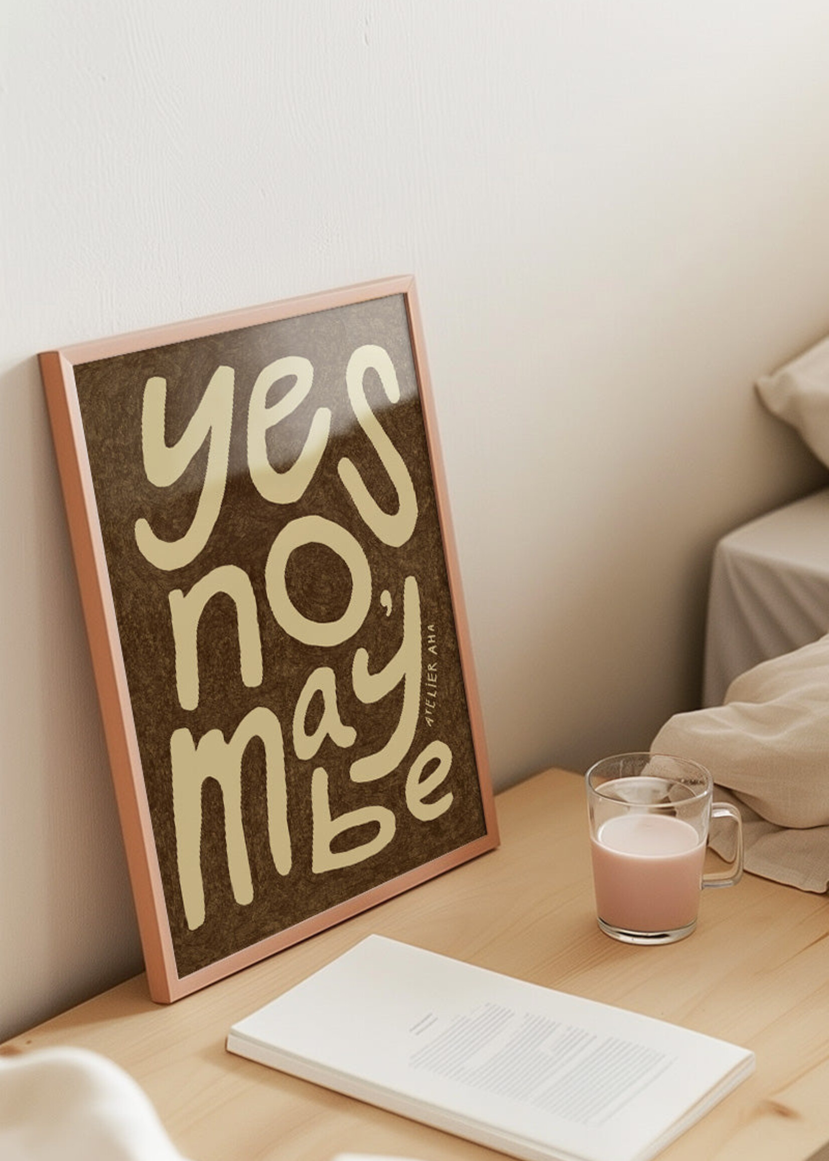 PSTR studio PSTR studio - Poster 'Yes No Maybe'