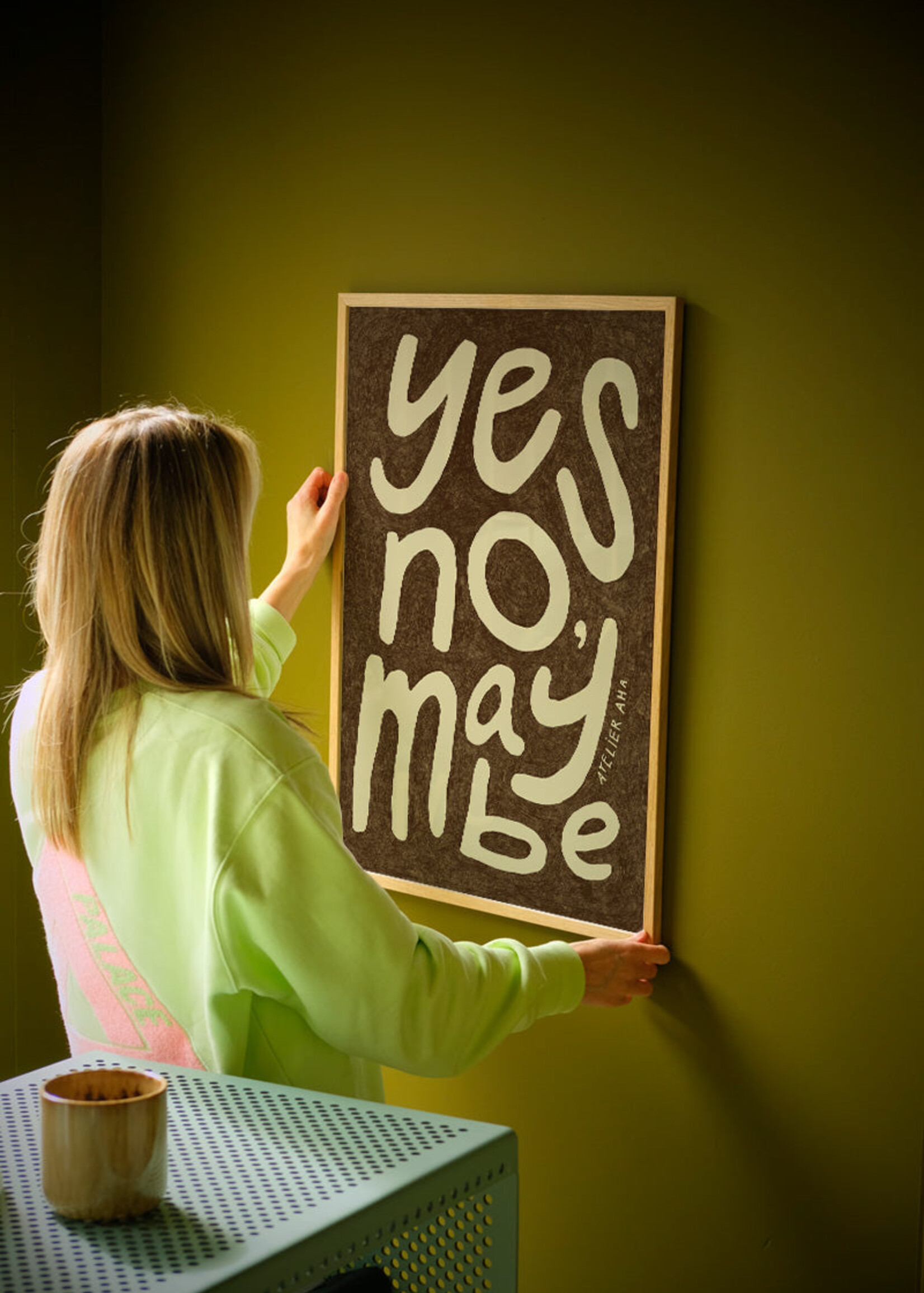 PSTR studio PSTR studio - Poster 'Yes No Maybe'