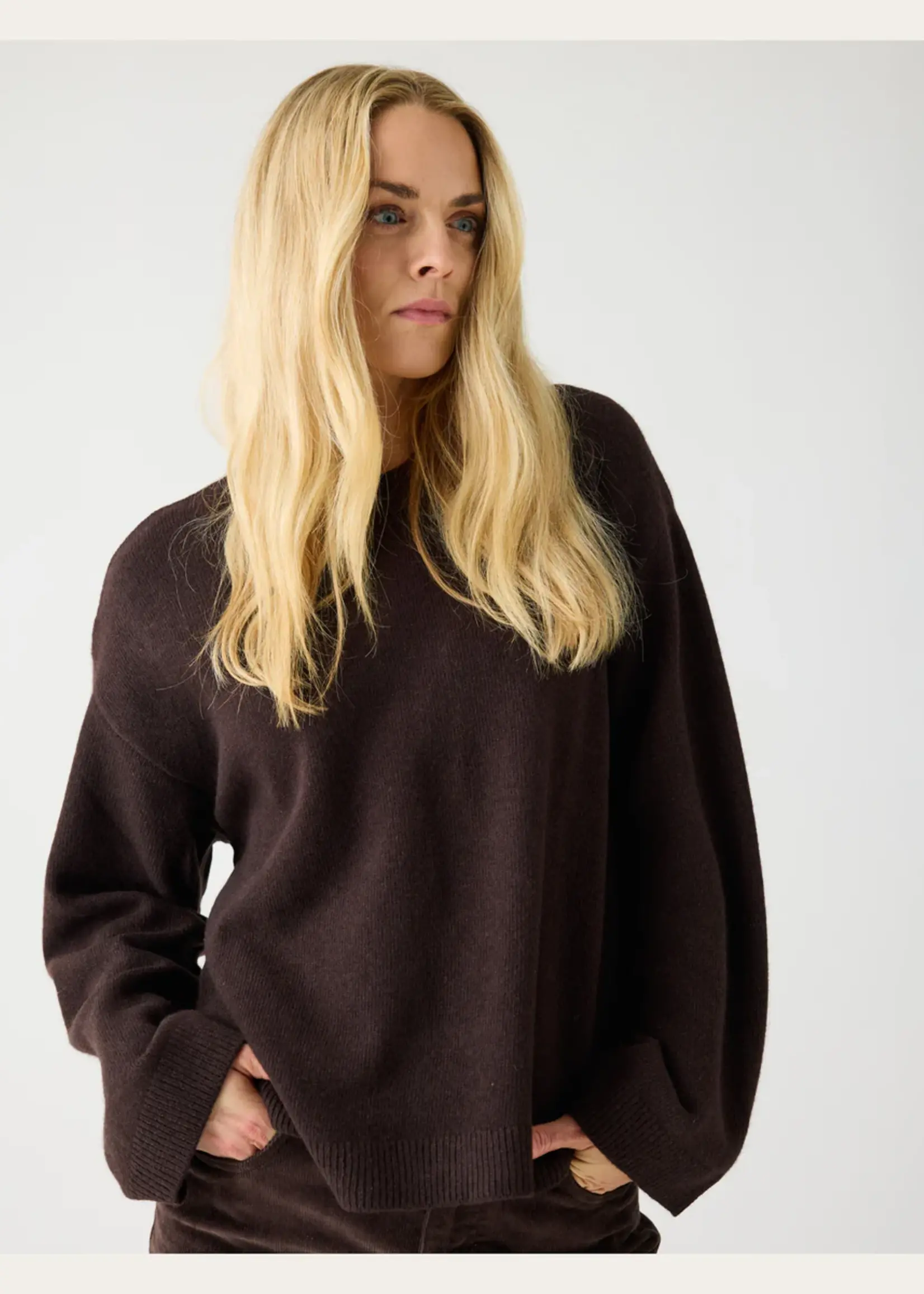 KnowledgeCotton Apparel KnowledgeCotton Apparel - Lambswool crew neck sweater