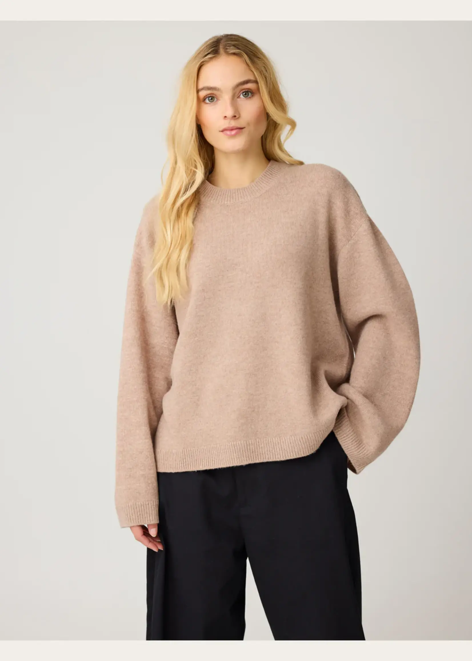 KnowledgeCotton Apparel KnowledgeCotton Apparel - Lambswool crew neck sweater