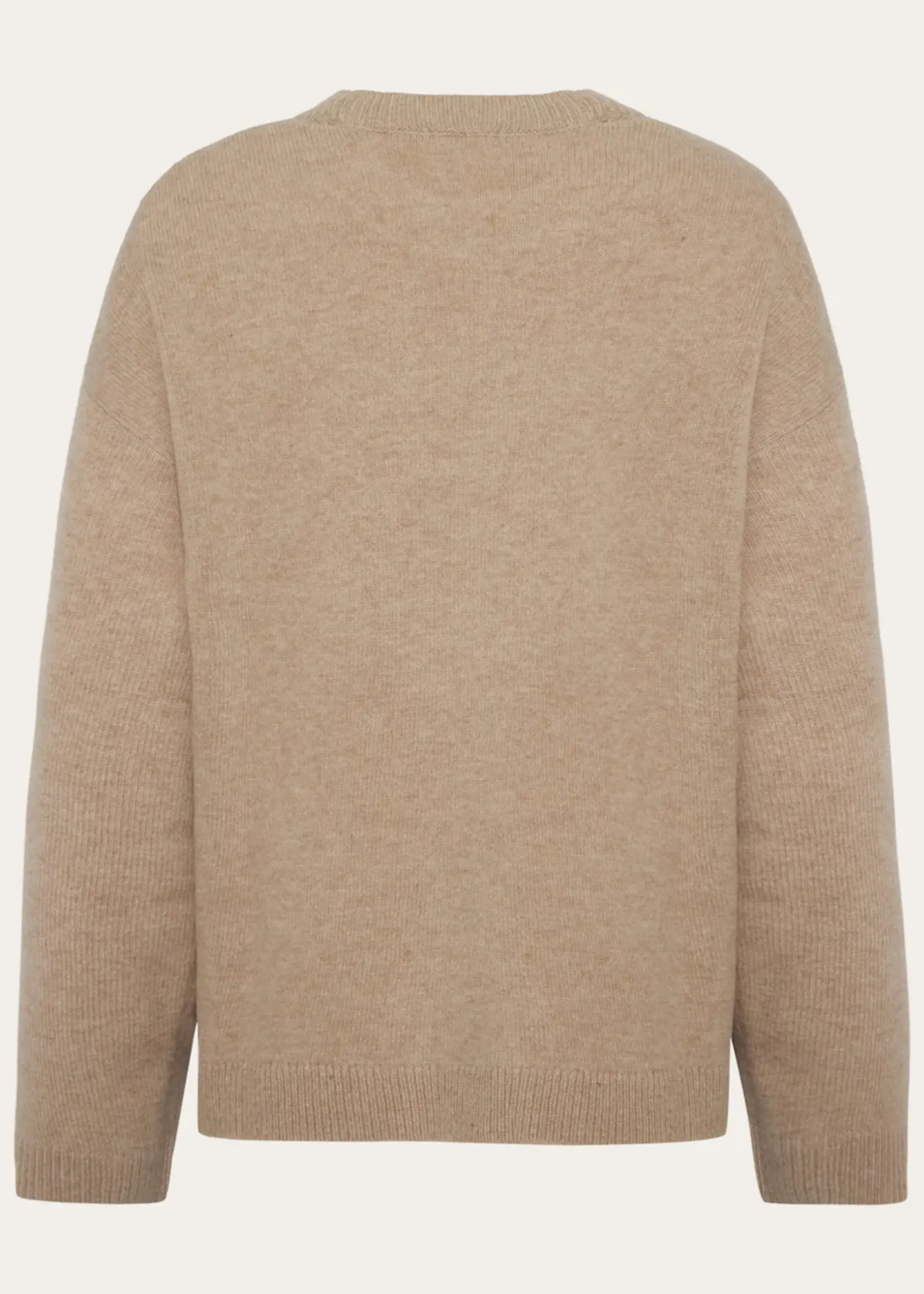 KnowledgeCotton Apparel KnowledgeCotton Apparel - Lambswool crew neck sweater