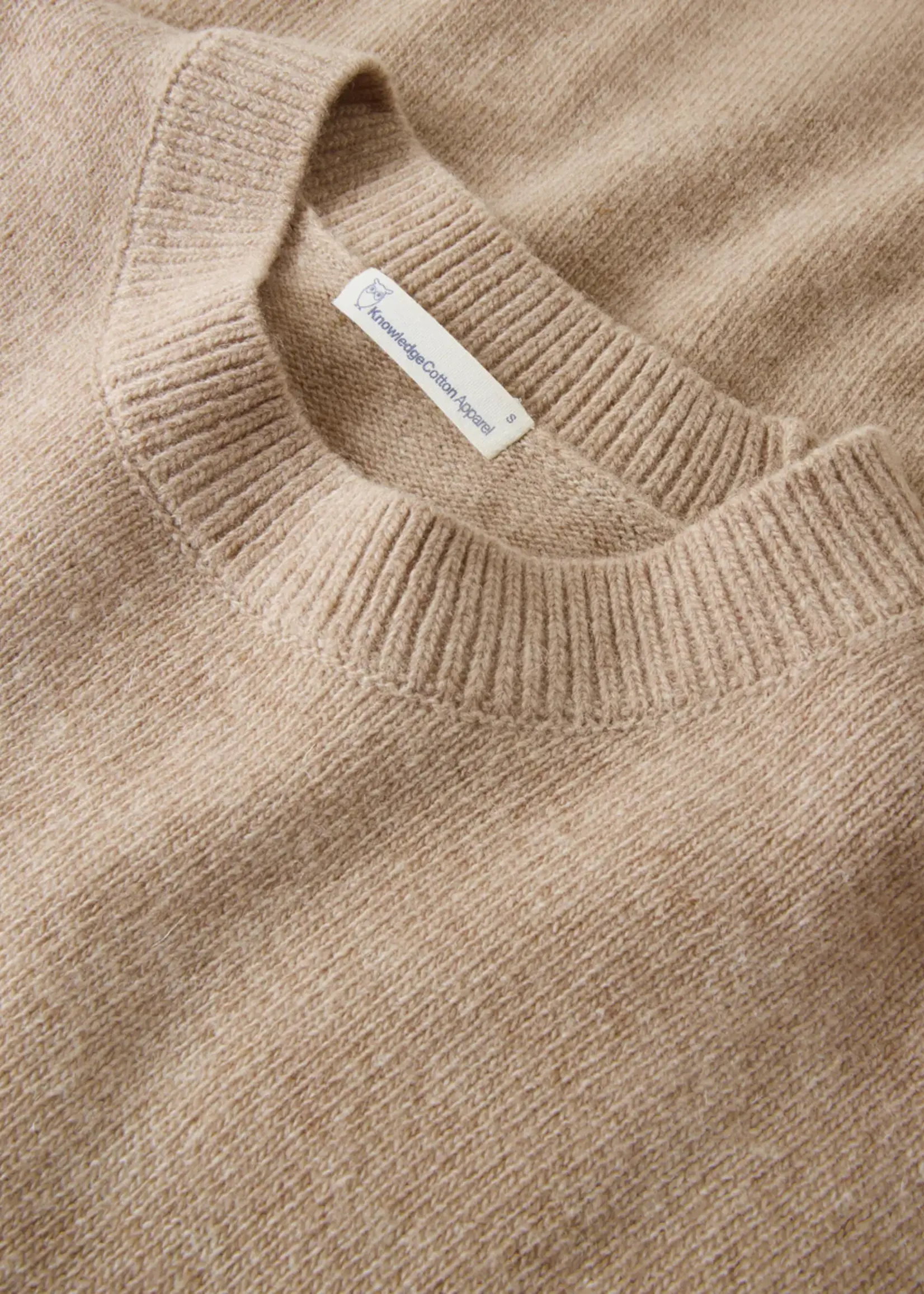 KnowledgeCotton Apparel KnowledgeCotton Apparel - Lambswool crew neck sweater