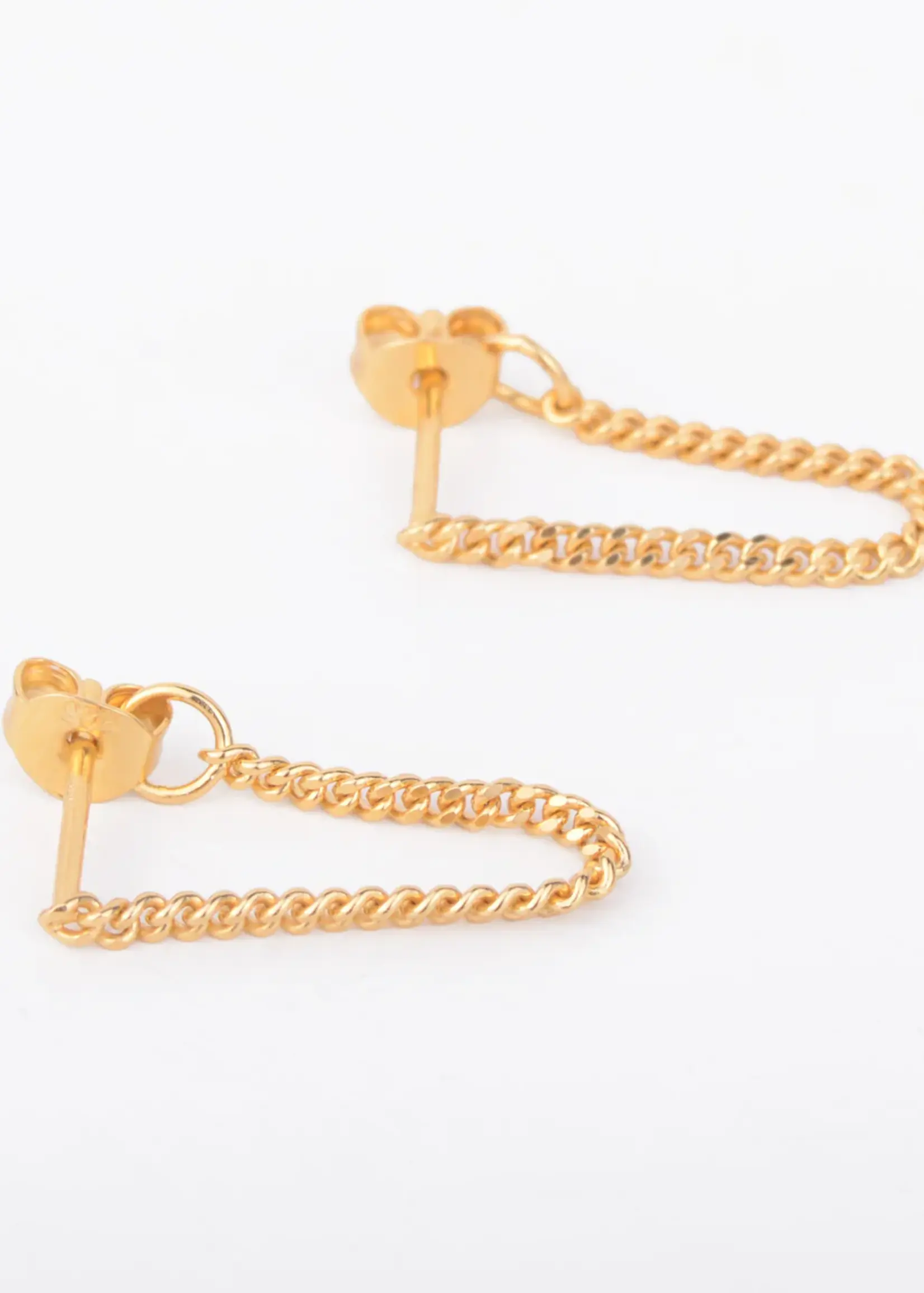 Charlotte Wooning Copy of Charlotte Wooning - Oorbel Breeze Verguld