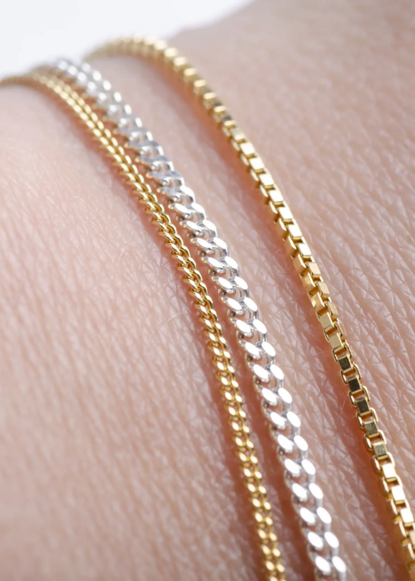 Charlotte Wooning Charlotte Wooning - Armband Multiple Trio (zilver + verguld)