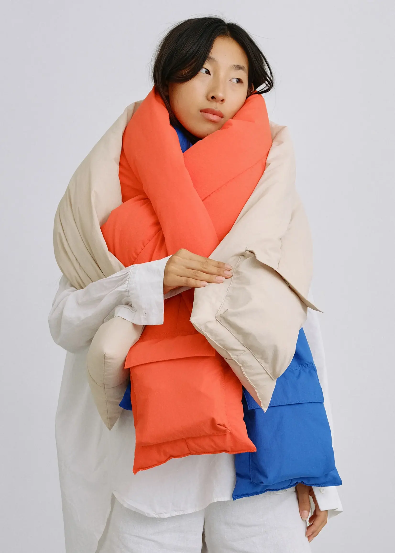 Ölend Ölend - Padded Sjaal - Koraal