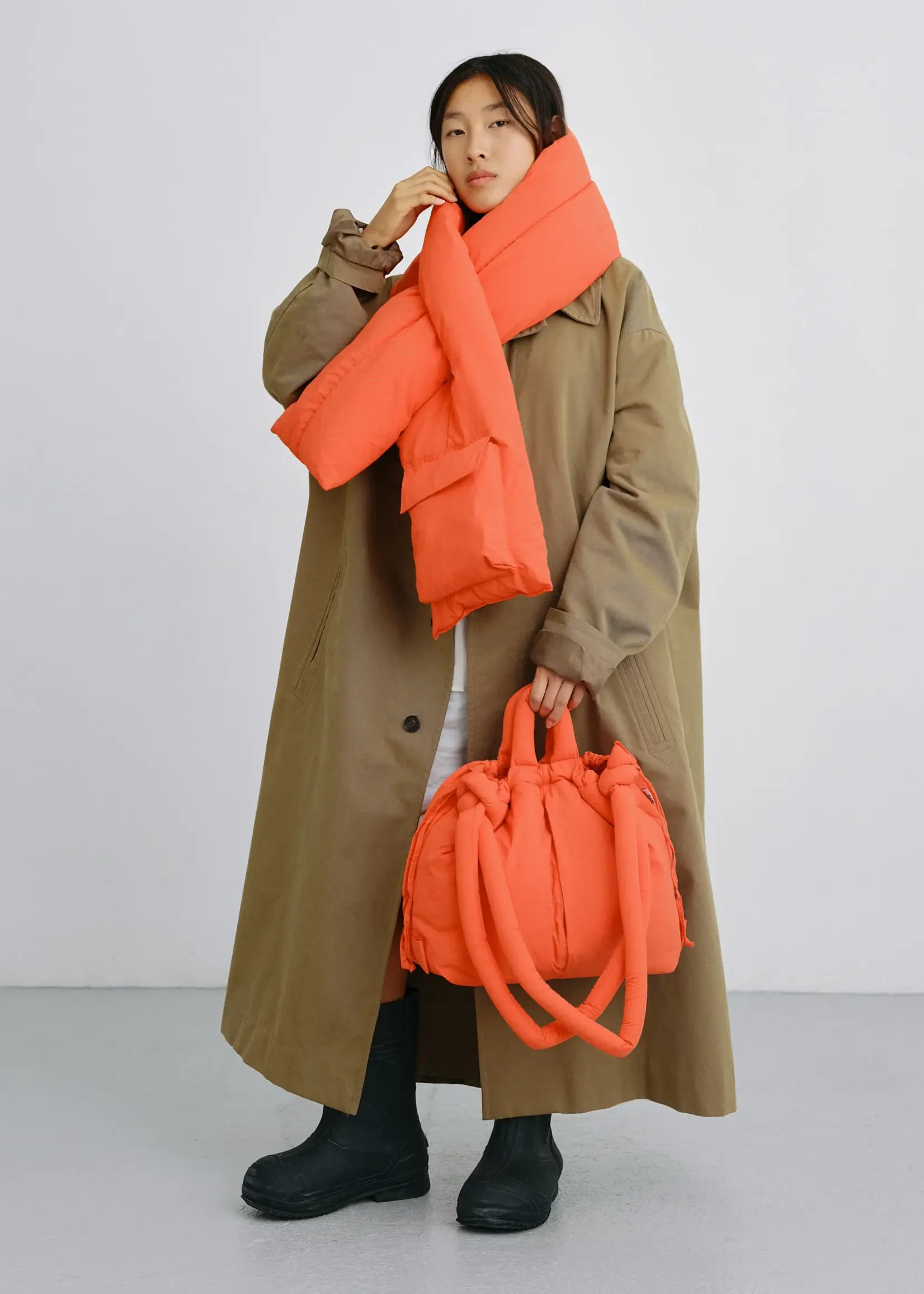 Ölend Ölend - Padded Sjaal - Koraal