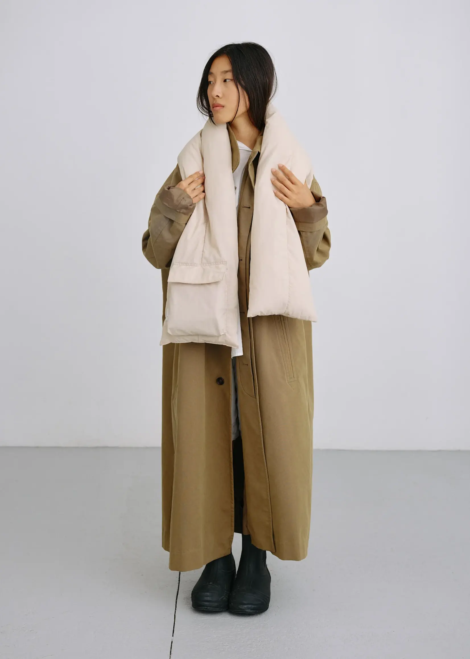 Ölend Ölend - Padded Sjaal - Zand