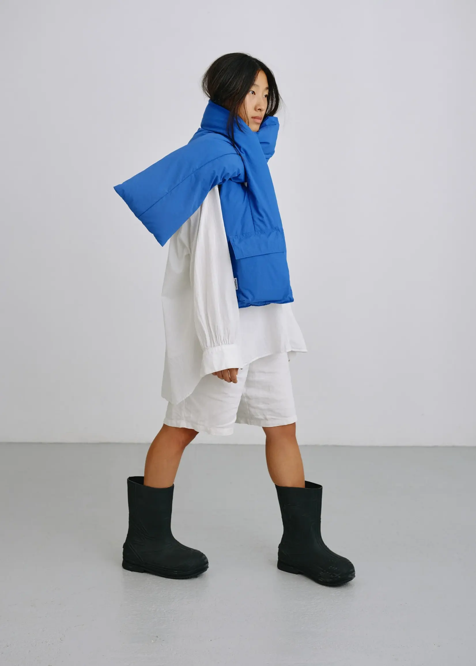 Ölend Ölend - Padded Sjaal - Kobalt