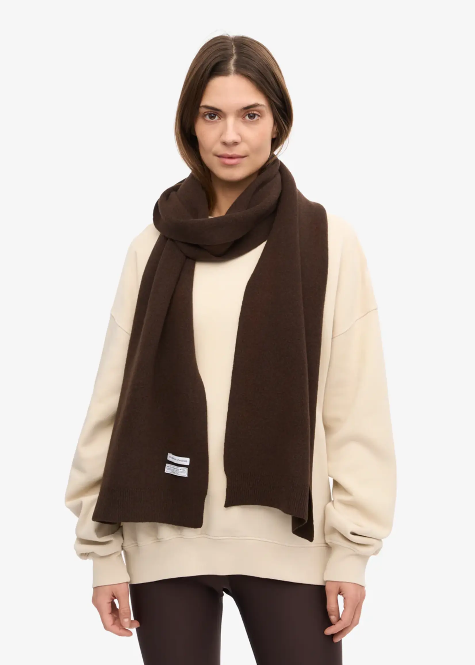 Colorful Standard Colorful Standard - Merino Wool Scarf - Coffee Brown