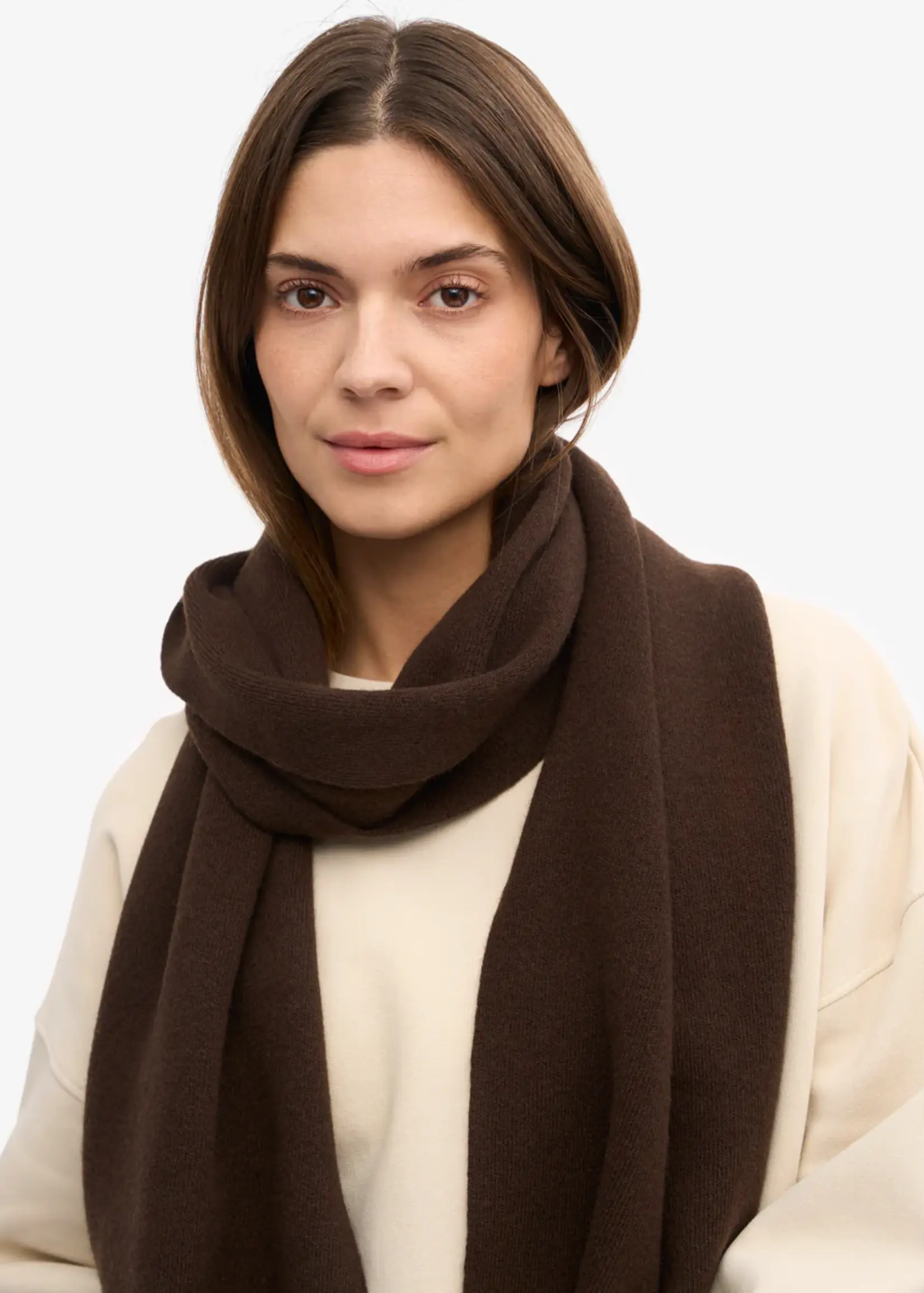 Colorful Standard Colorful Standard - Merino Wool Scarf - Coffee Brown