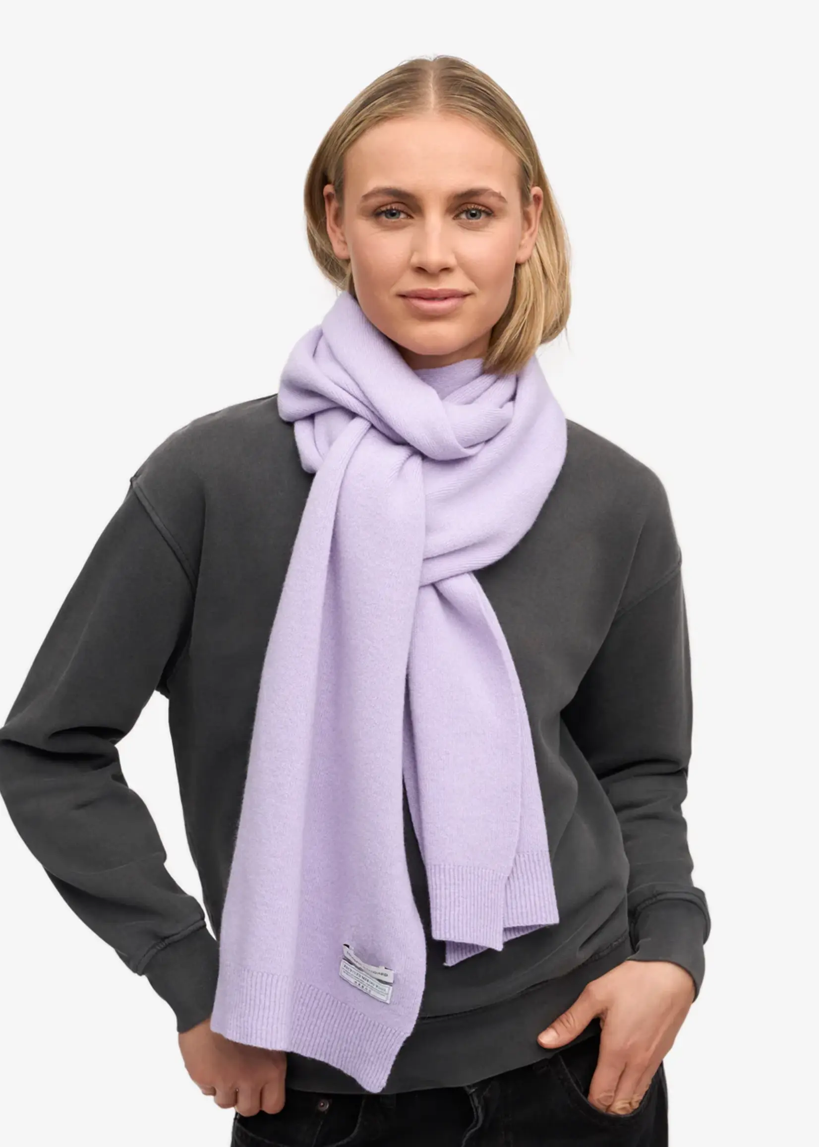Colorful Standard Colorful Standard - Merino Wool Scarf - Soft Lavander
