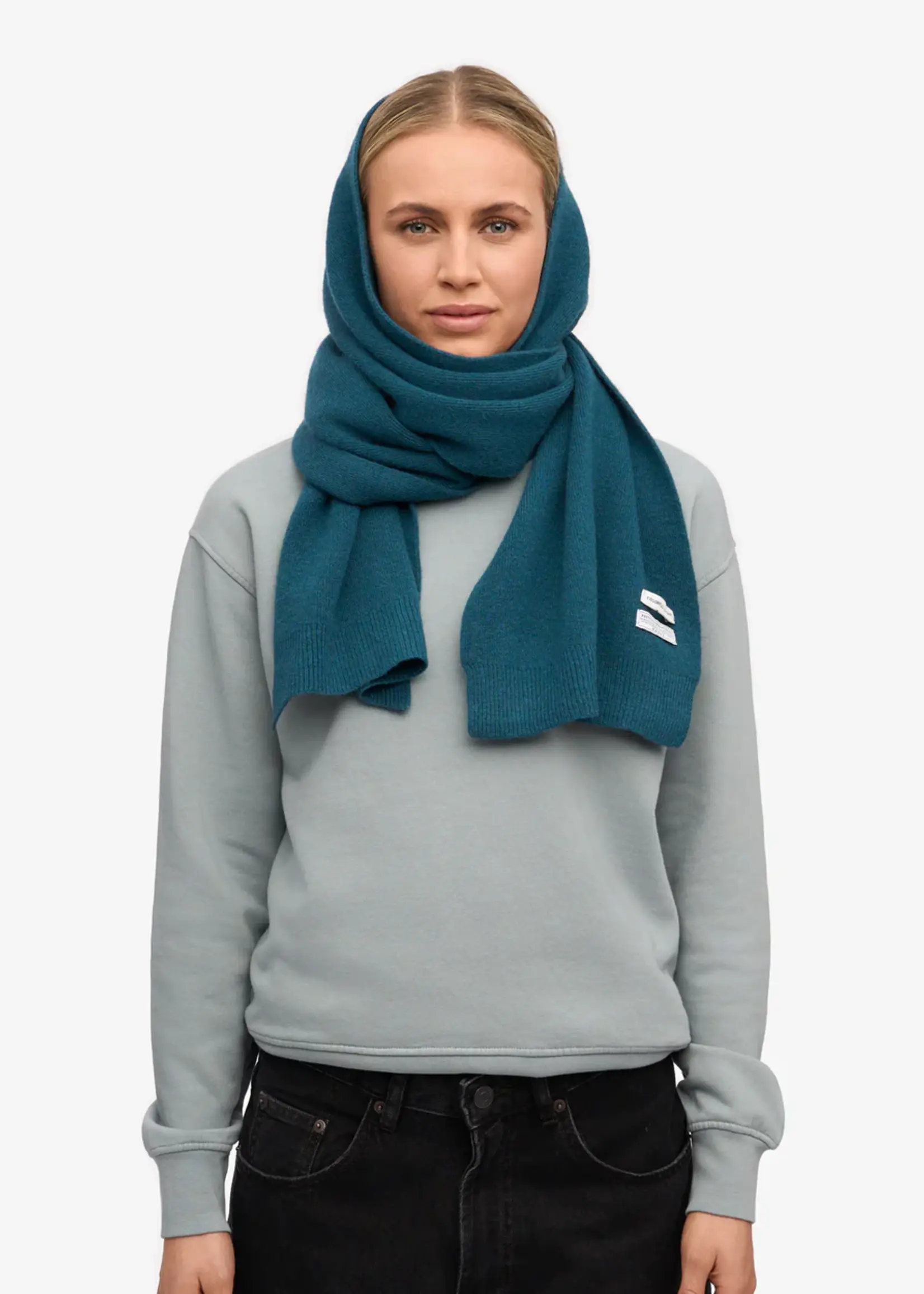 Colorful Standard Colorful Standard - Merino Wool Scarf - Ocean Green