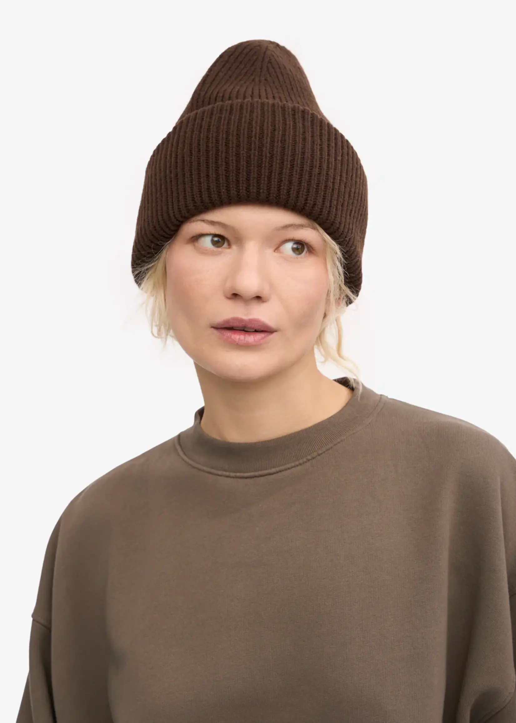 Colorful Standard Colorful Standard - Merino Wool Hat - Coffee Brown