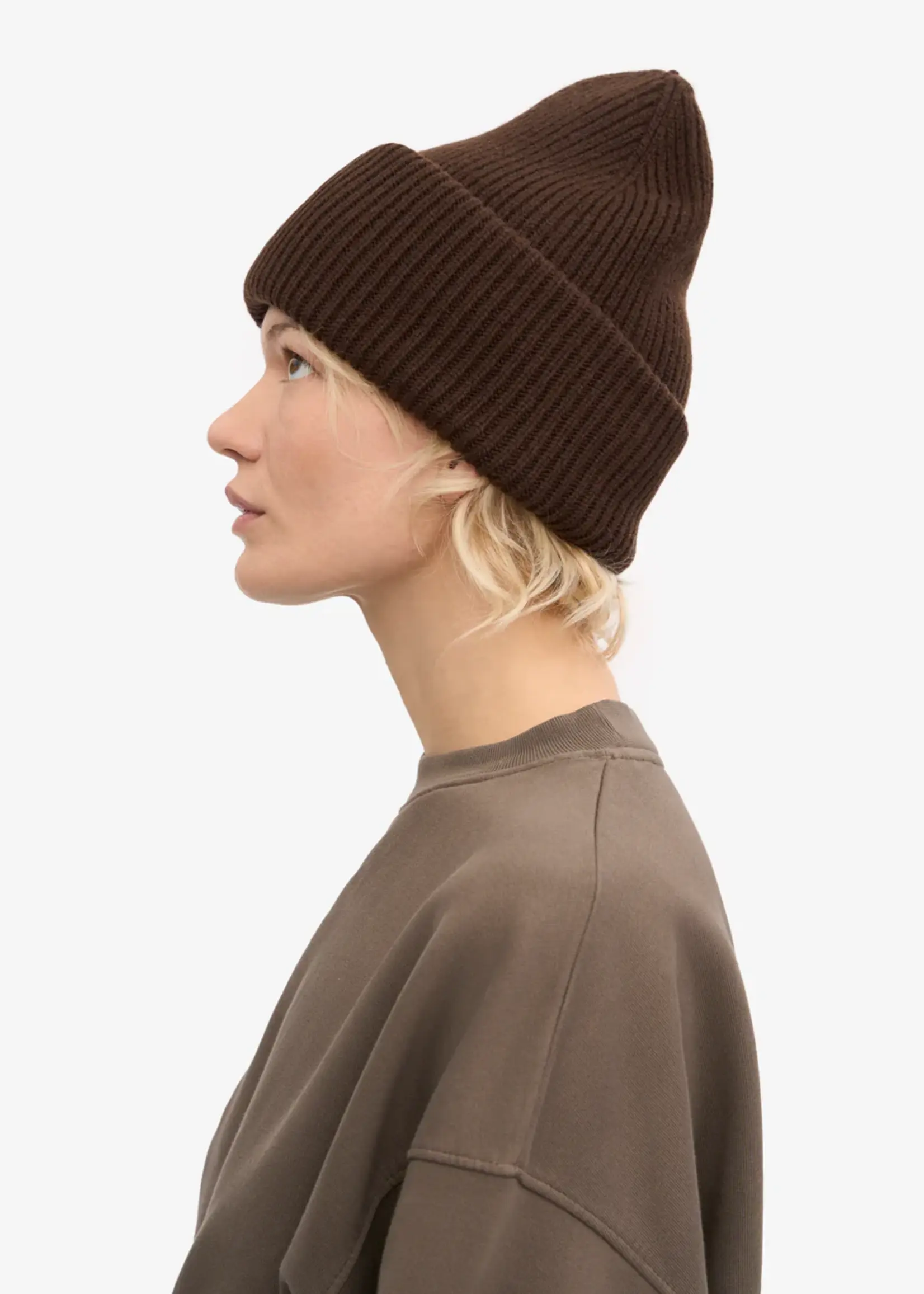 Colorful Standard Colorful Standard - Merino Wool Hat - Coffee Brown
