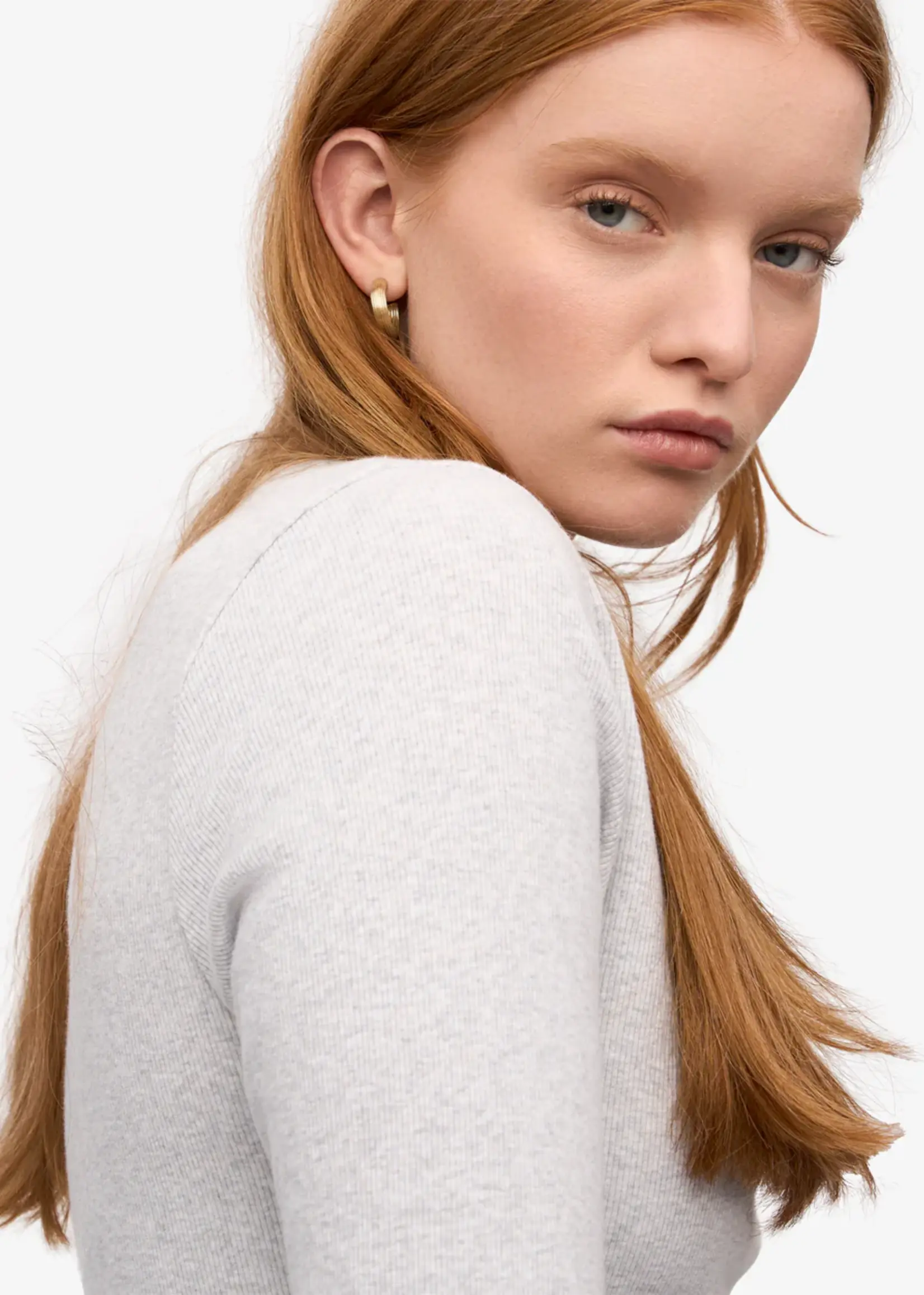 Colorful Standard Colorful Standard - Women Organic Rib Long Sleeve - Snow Melange