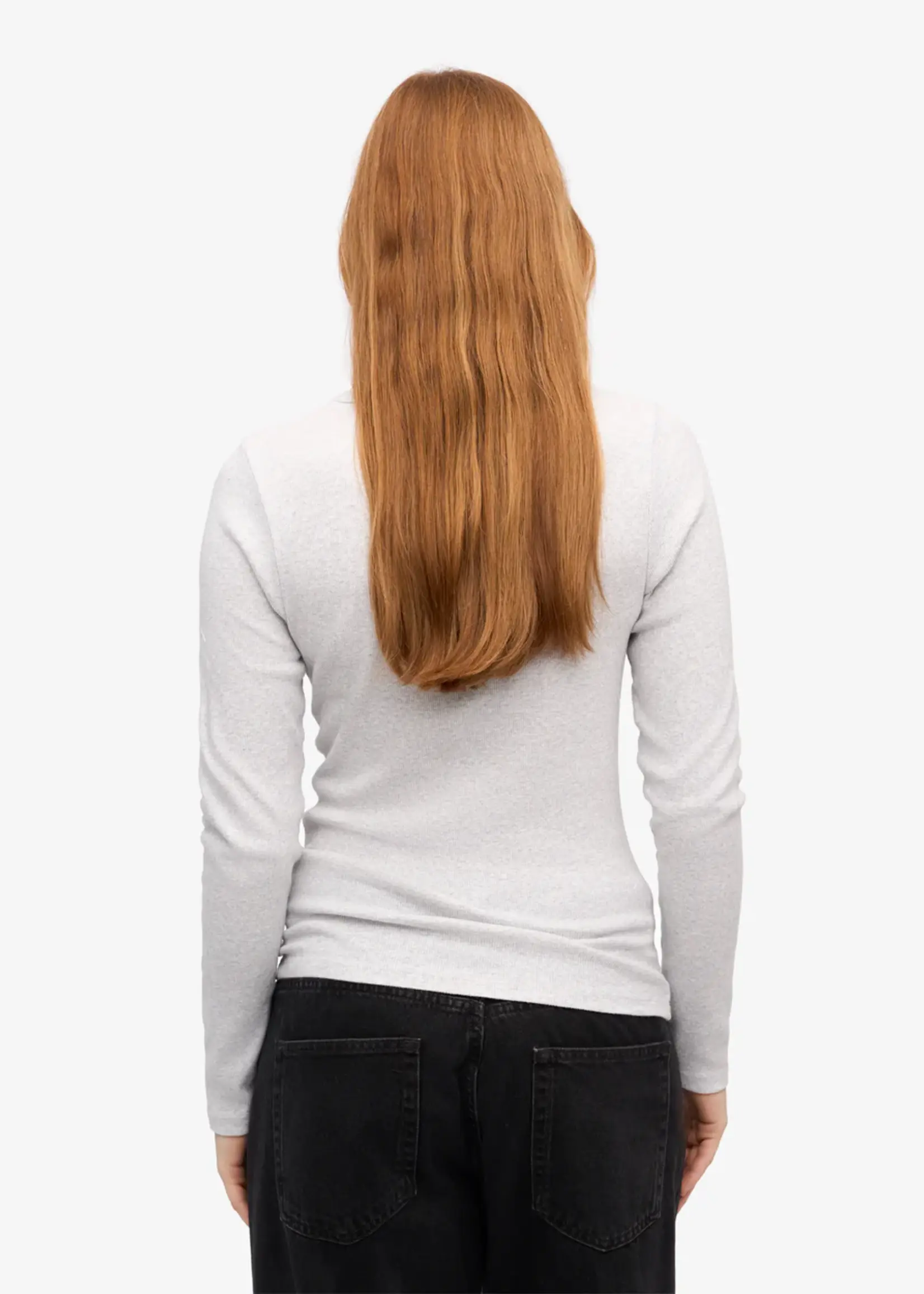 Colorful Standard Colorful Standard - Women Organic Rib Long Sleeve - Snow Melange