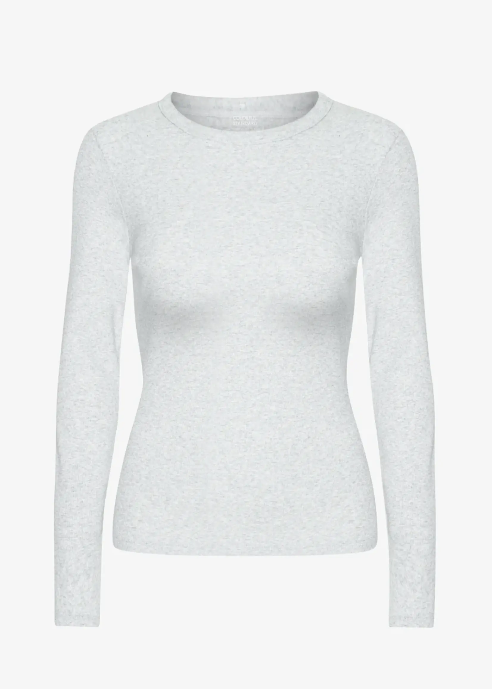 Colorful Standard Colorful Standard - Women Organic Rib Long Sleeve - Snow Melange