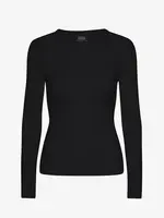 Colorful Standard Colorful Standard - Women Organic Rib Long Sleeve - Deep Black