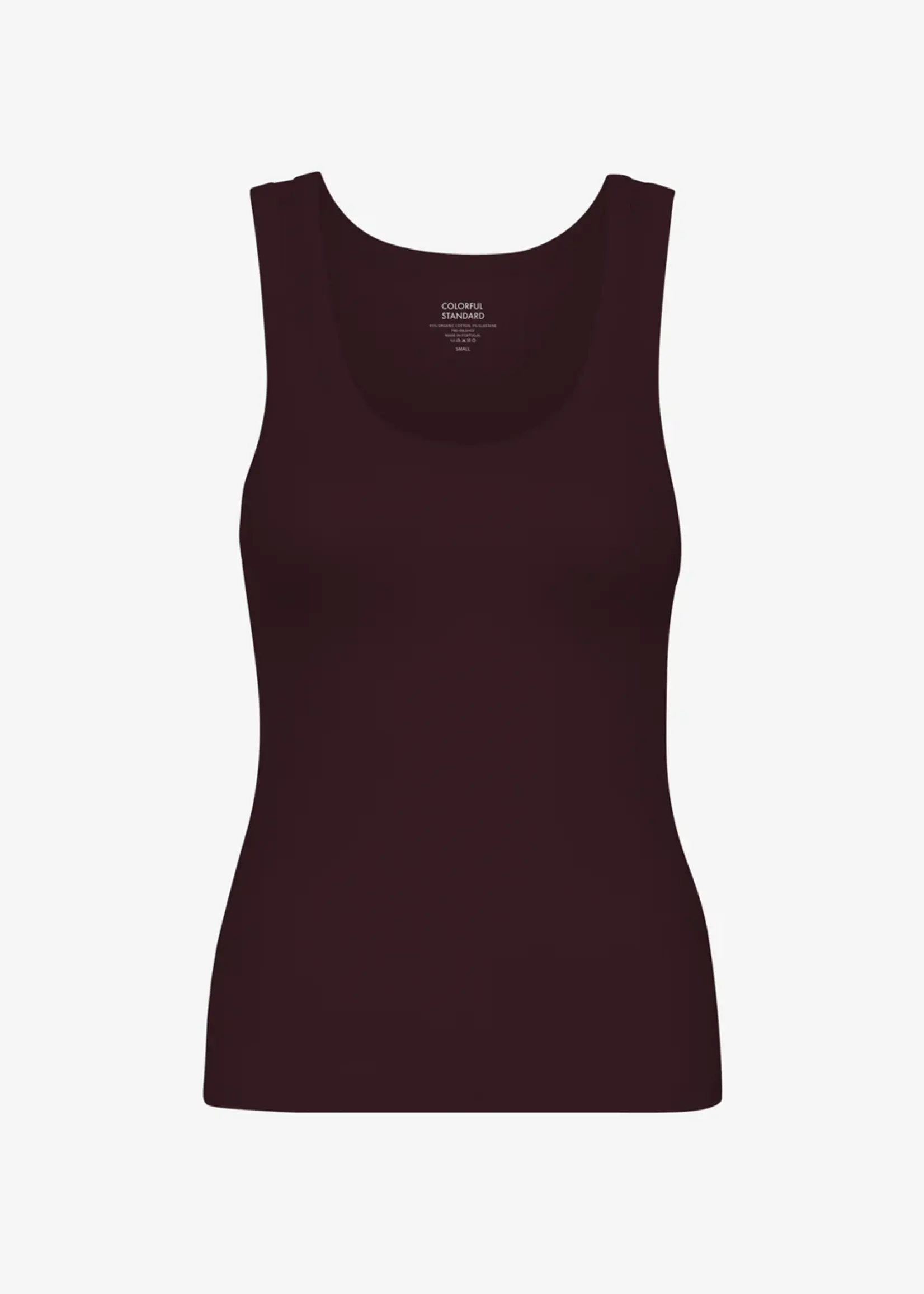 Colorful Standard Colorful Standard - Women Organic Rib Tank Top - Oxblood Red
