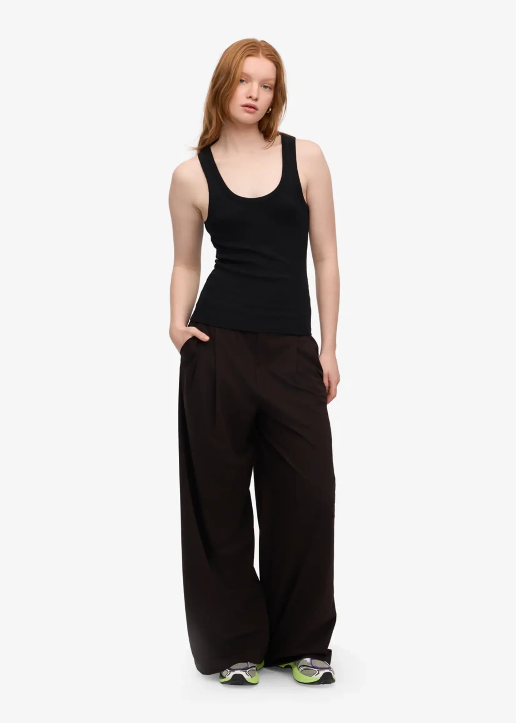 Colorful Standard Colorful Standard - Women Organic Rib Tank Top - Deep Black