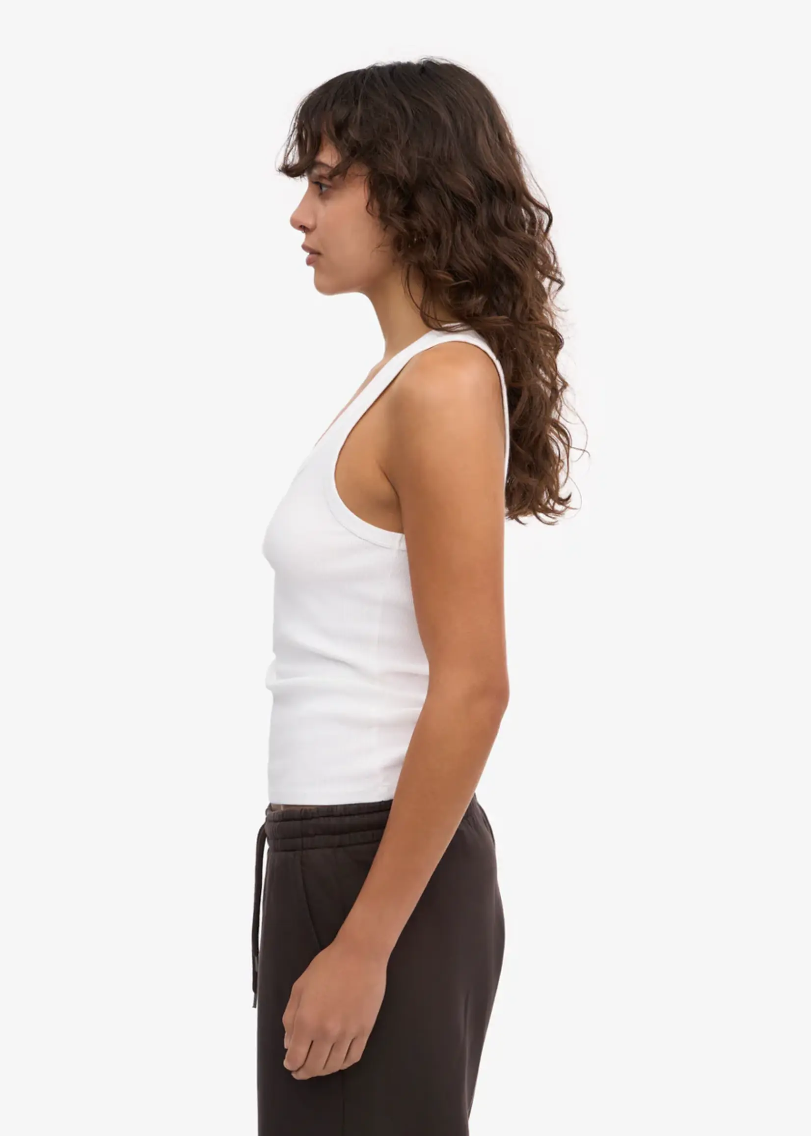 Colorful Standard Colorful Standard - Women Organic Rib Tank Top - Optical White