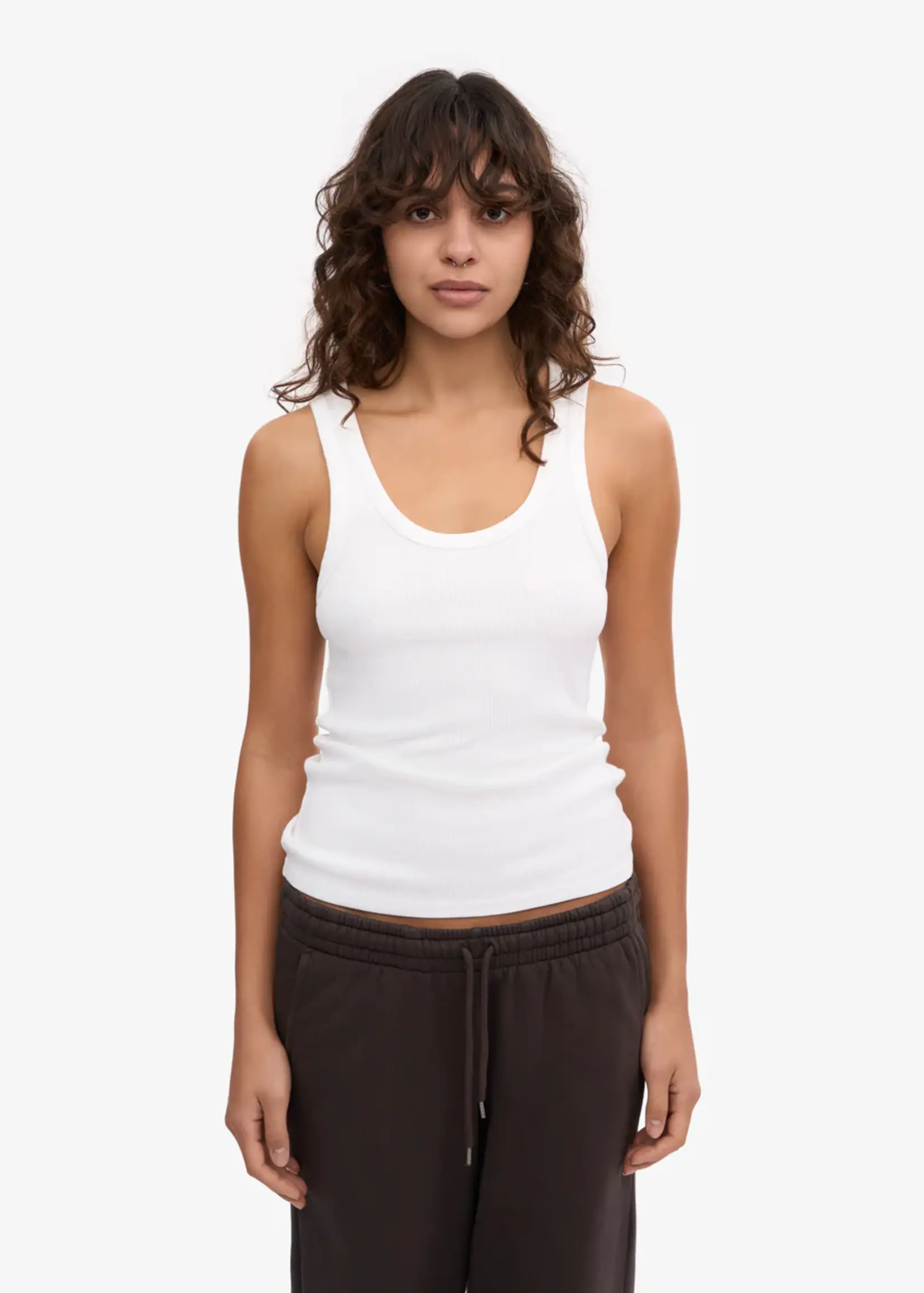 Colorful Standard Colorful Standard - Women Organic Rib Tank Top - Optical White