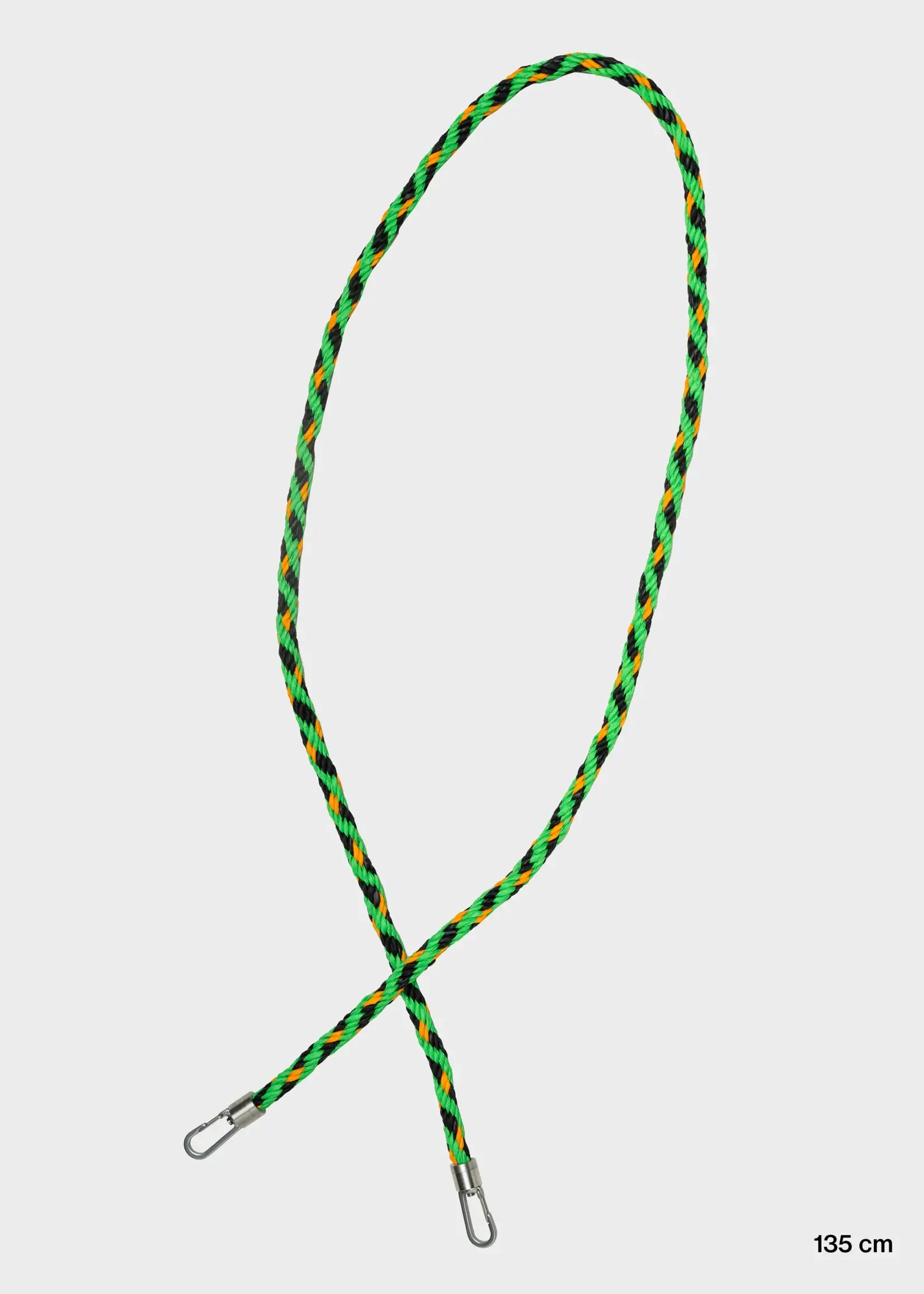 Susan Bijl Susan Bijl - Kumihimo Strap 135cm (FLASH2) - Black & Arise