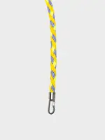 Susan Bijl Susan Bijl - Kumihimo Strap 135cm (FLASH2) - Treble & Fluo Yellow