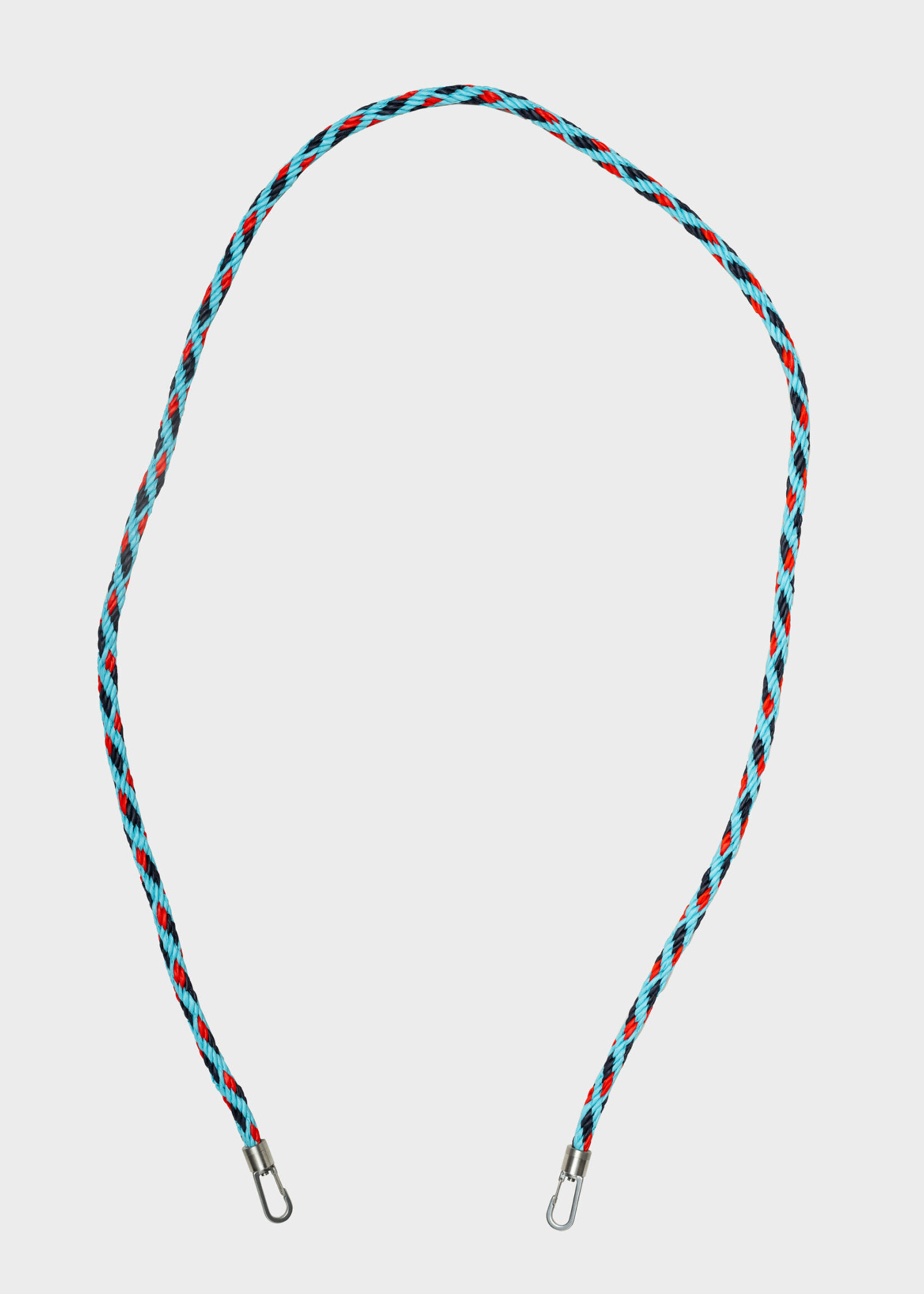 Susan Bijl Susan Bijl - Kumihimo Strap 135cm (FLASH2) - Water & Red Alert