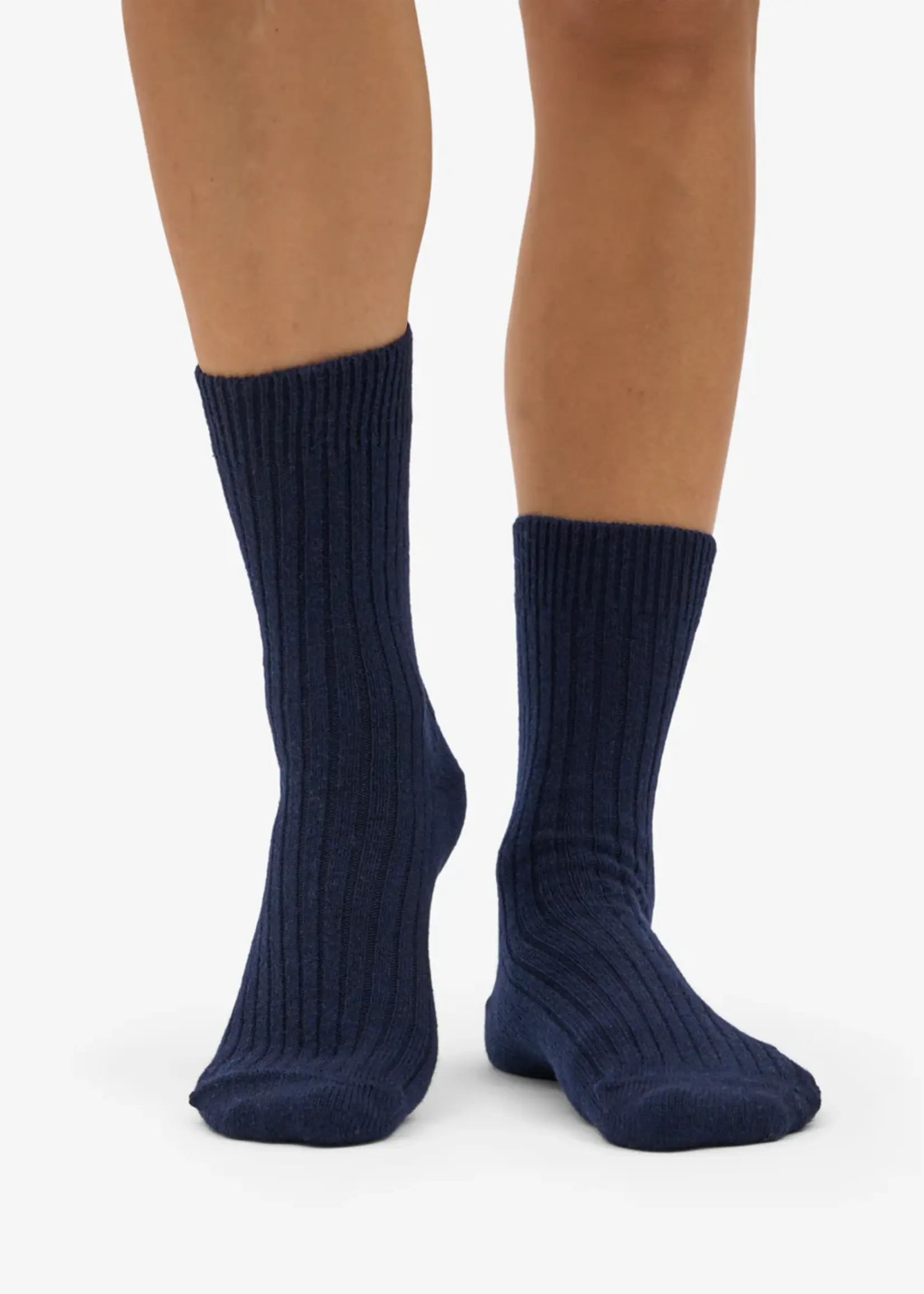 Colorful Standard Colorful Standard - Merino Wool Blend Sock - Navy Blue