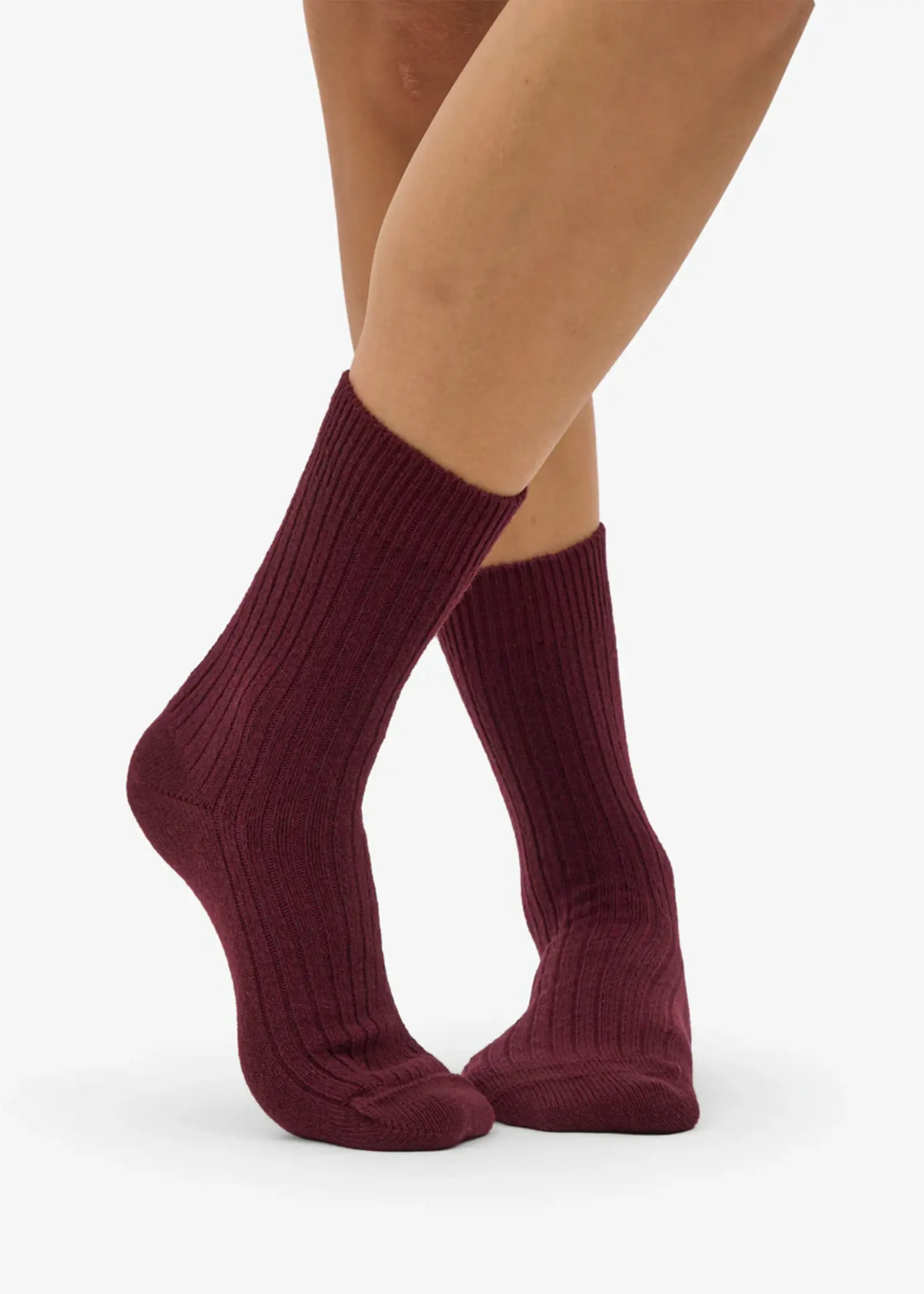 Colorful Standard Colorful Standard - Merino Wool Blend Sock - Oxblood Red
