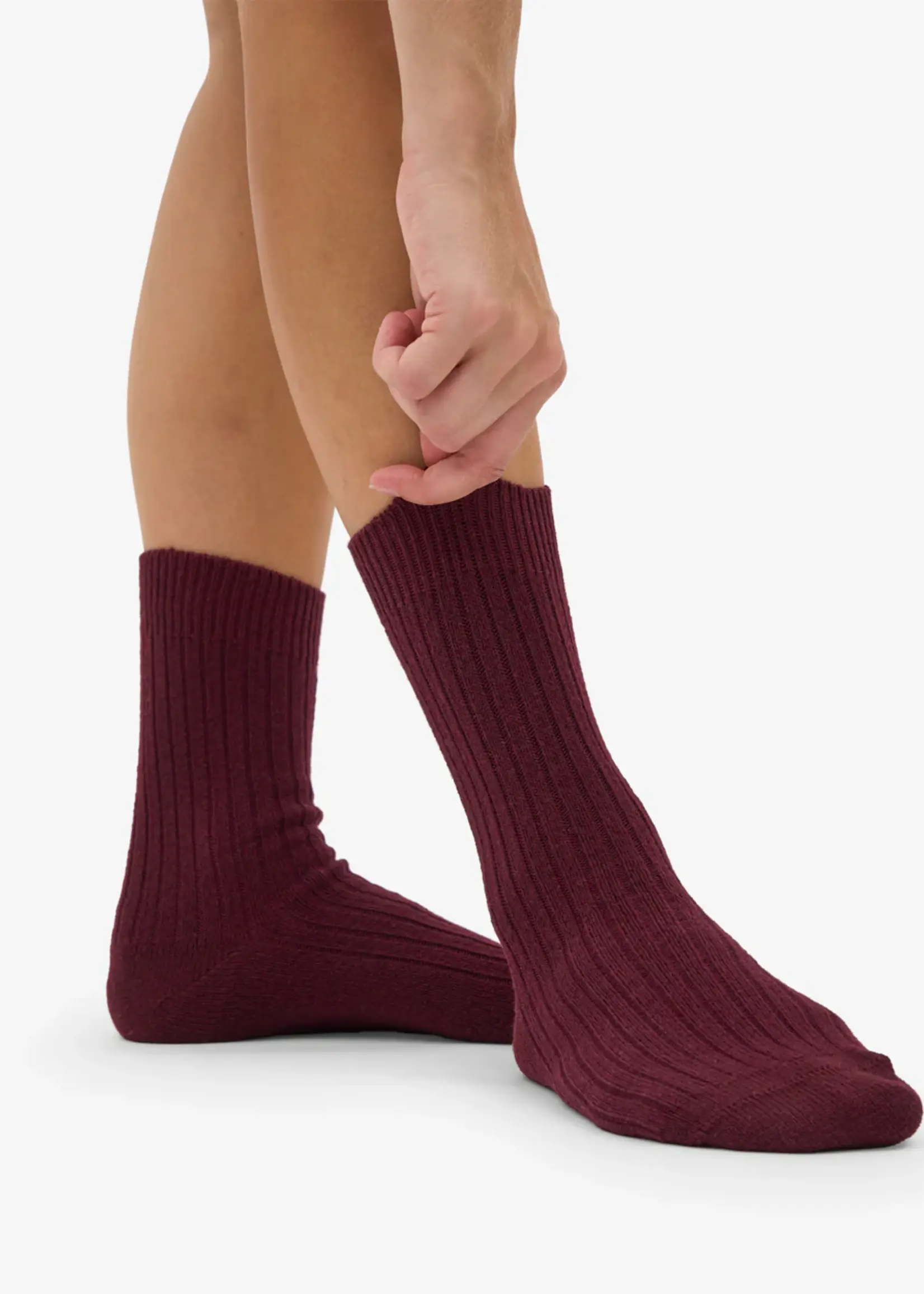 Colorful Standard Colorful Standard - Merino Wool Blend Sock - Oxblood Red