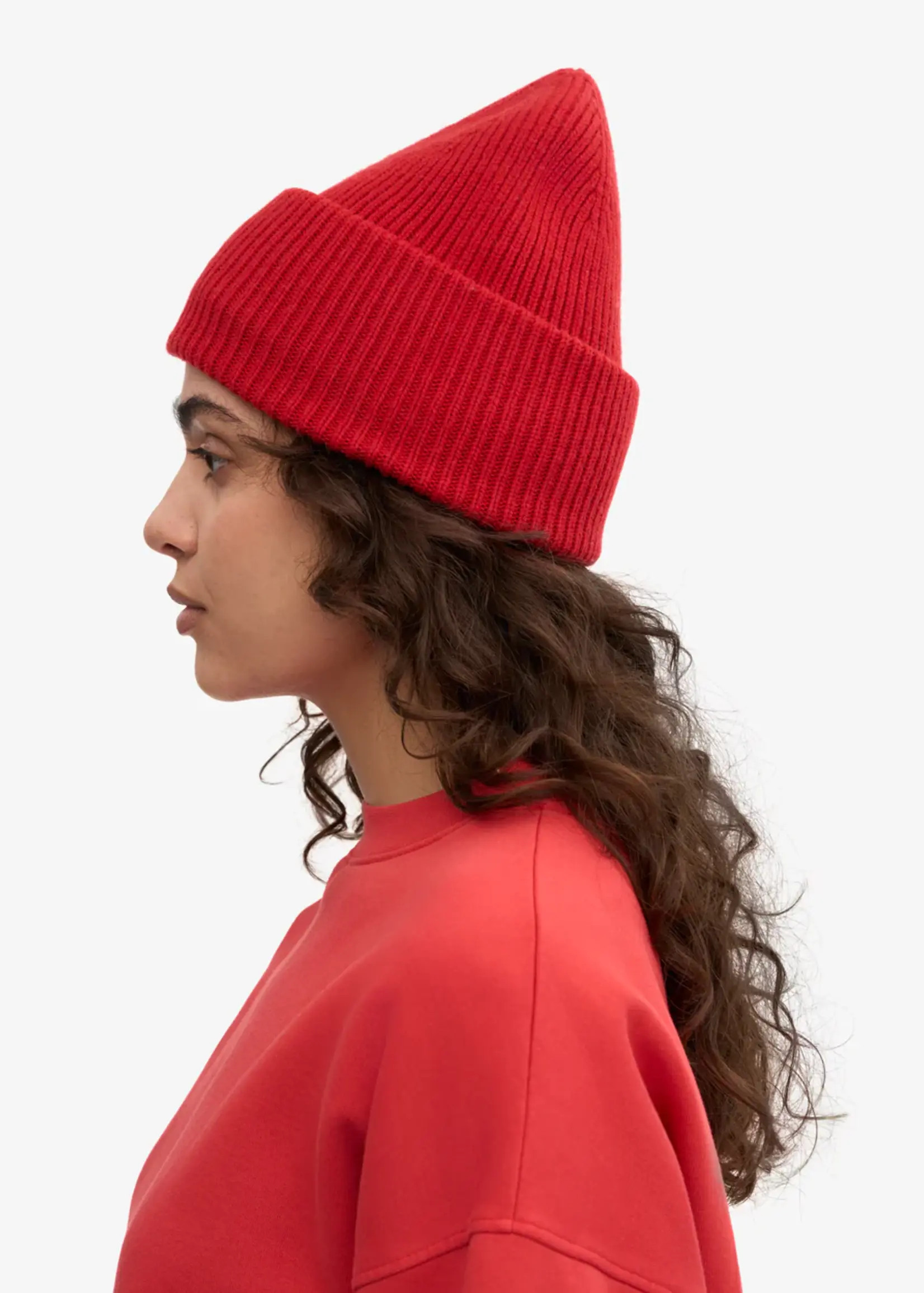 Colorful Standard Colorful Standard - Merino Wool Hat - Scarlet Red