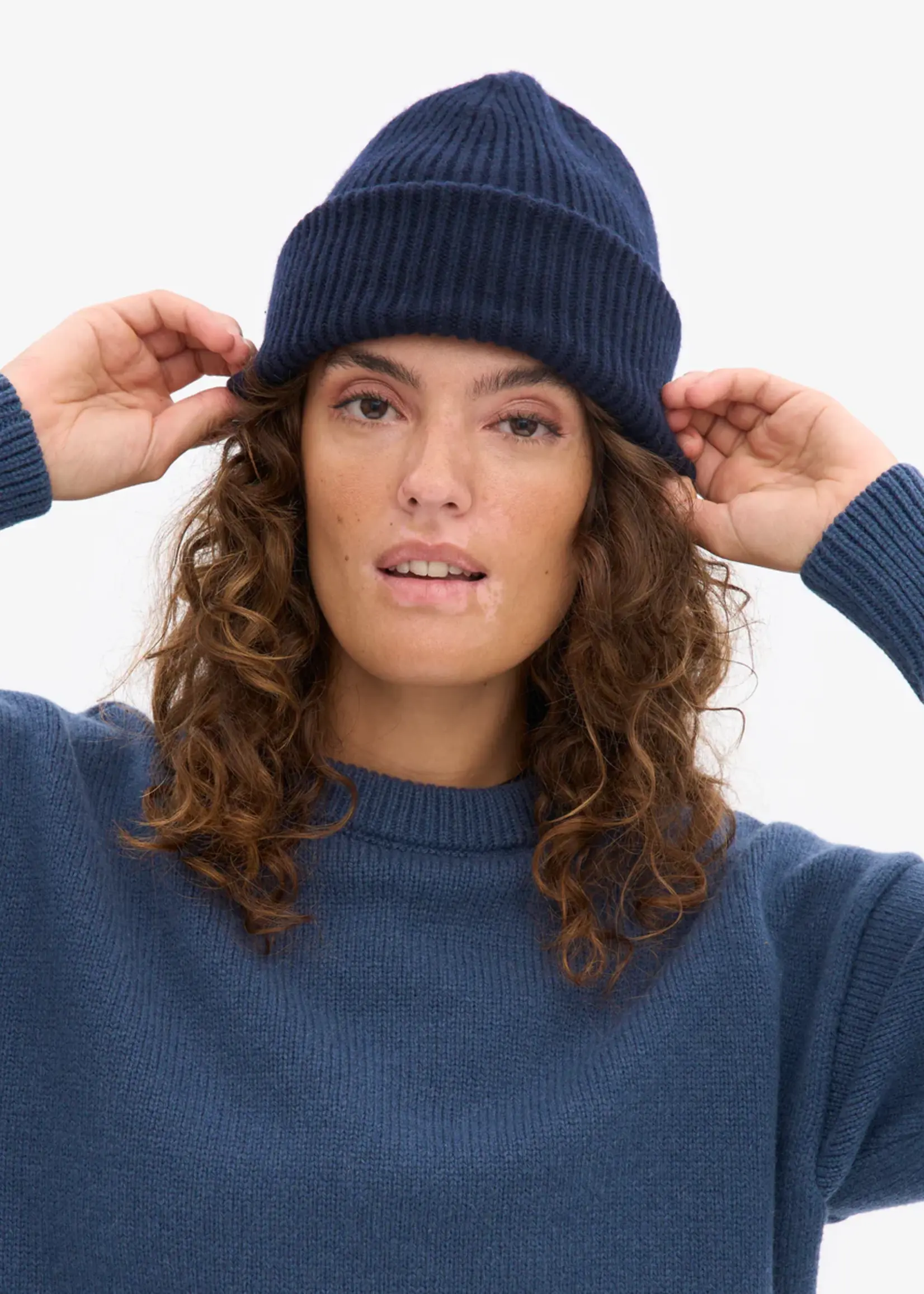 Colorful Standard Colorful Standard - Merino Wool Hat - Navy Blue