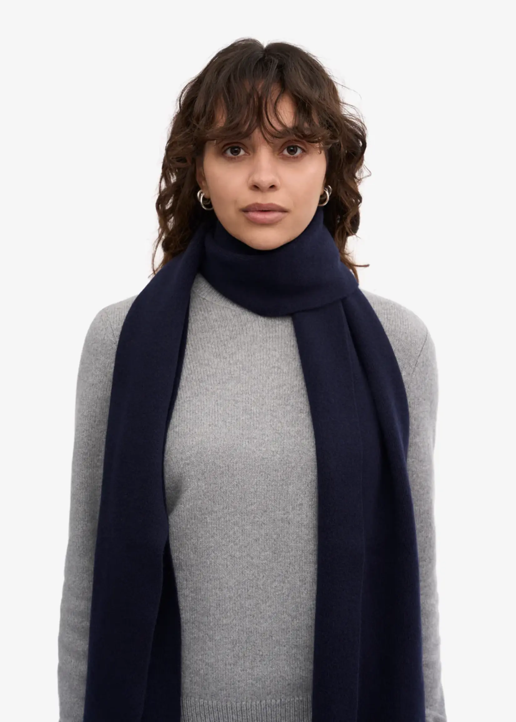 Colorful Standard Colorful Standard - Merino Wool Scarf - Navy Blue