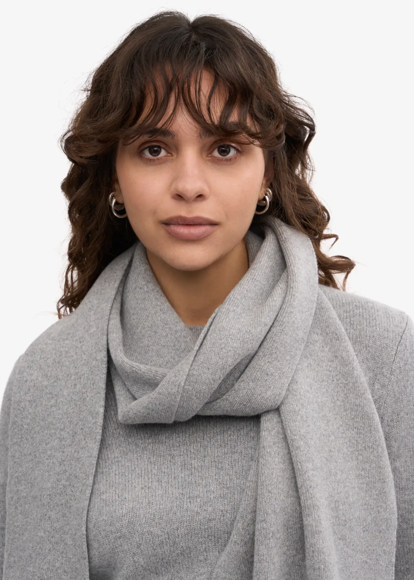 Colorful Standard Colorful Standard - Merino Wool Scarf - Heather Grey