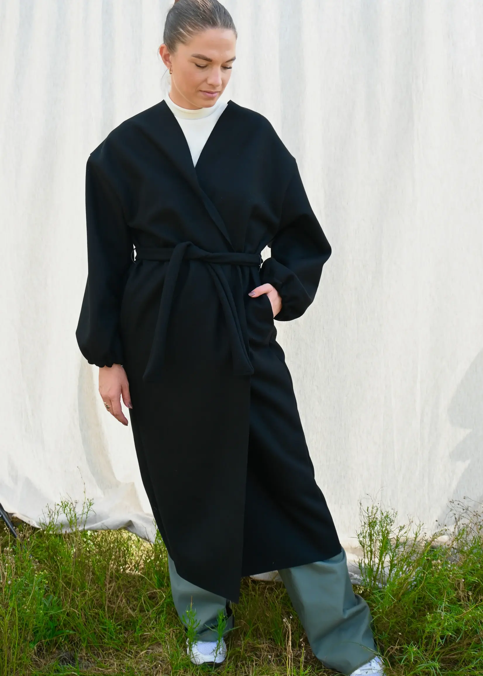 Mooz Mooz - Pof Coat - Black onesize