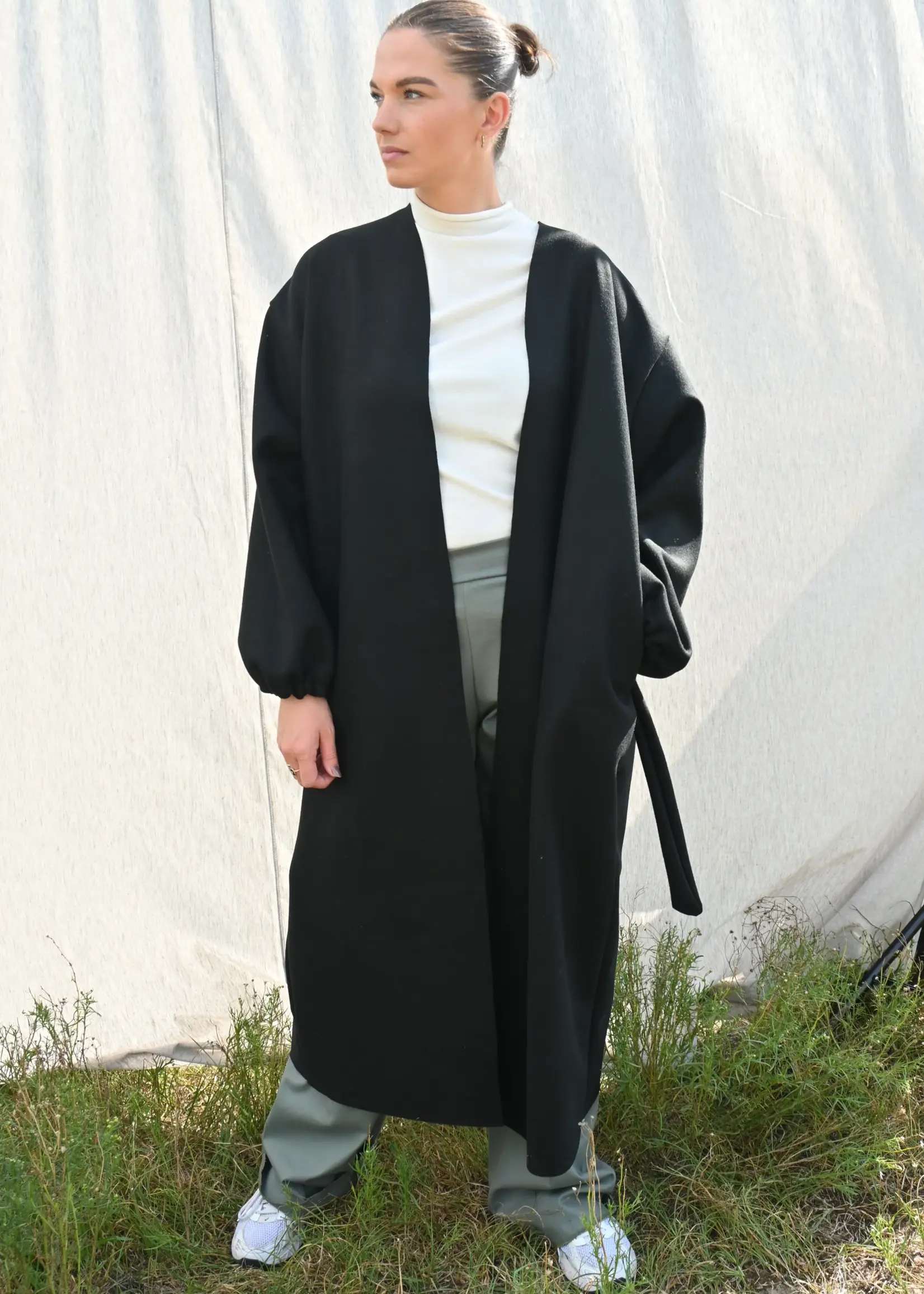 Mooz Mooz - Pof Coat - Black onesize