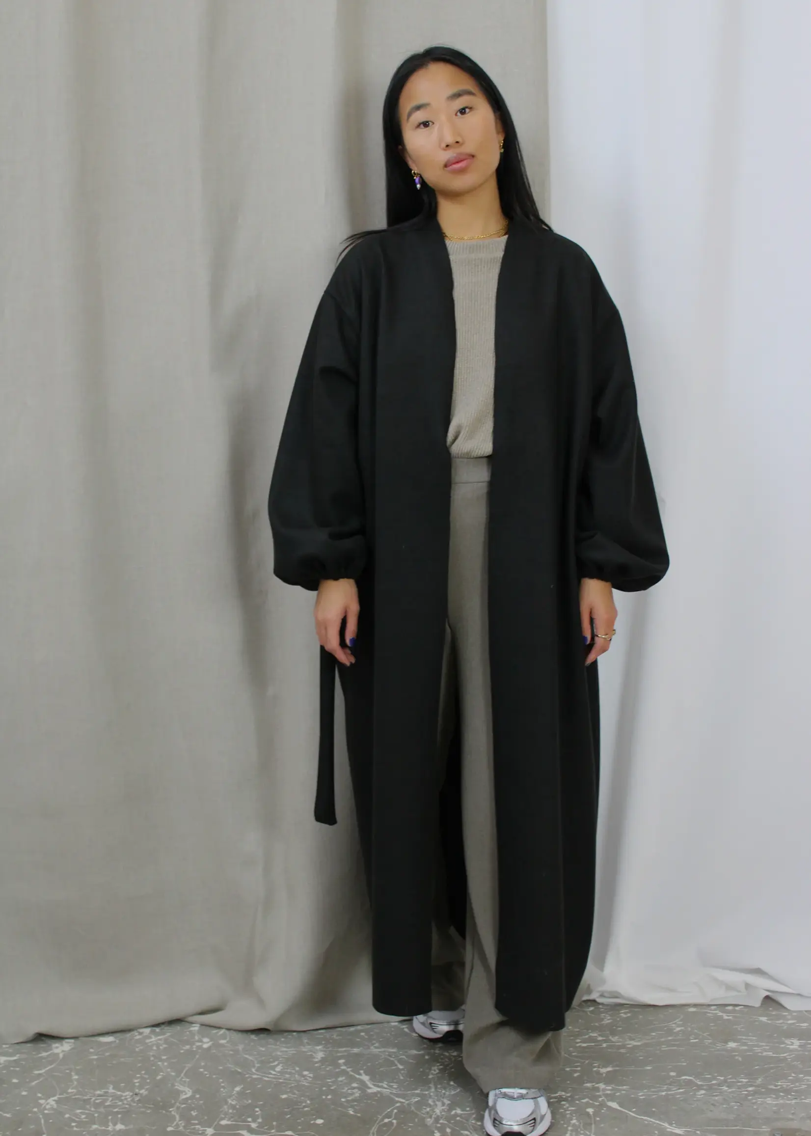 Mooz Mooz - Pof Coat - Black onesize