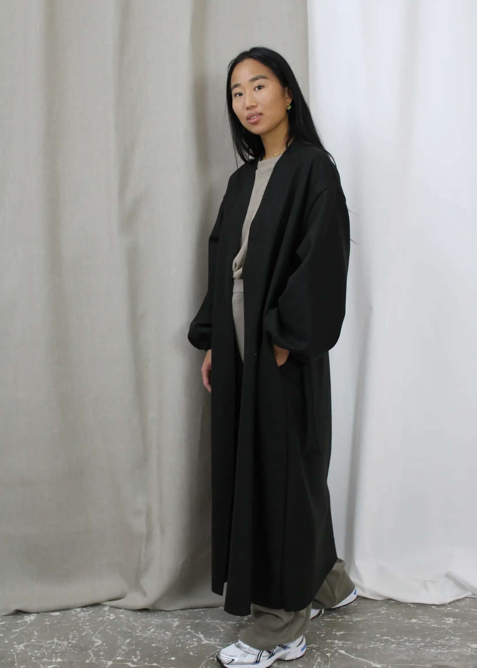 Mooz Mooz - Pof Coat - Black onesize