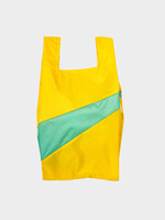 Susan Bijl Susan Bijl - Shopping Bag (UNTITLED) Sunflower & Holly Green