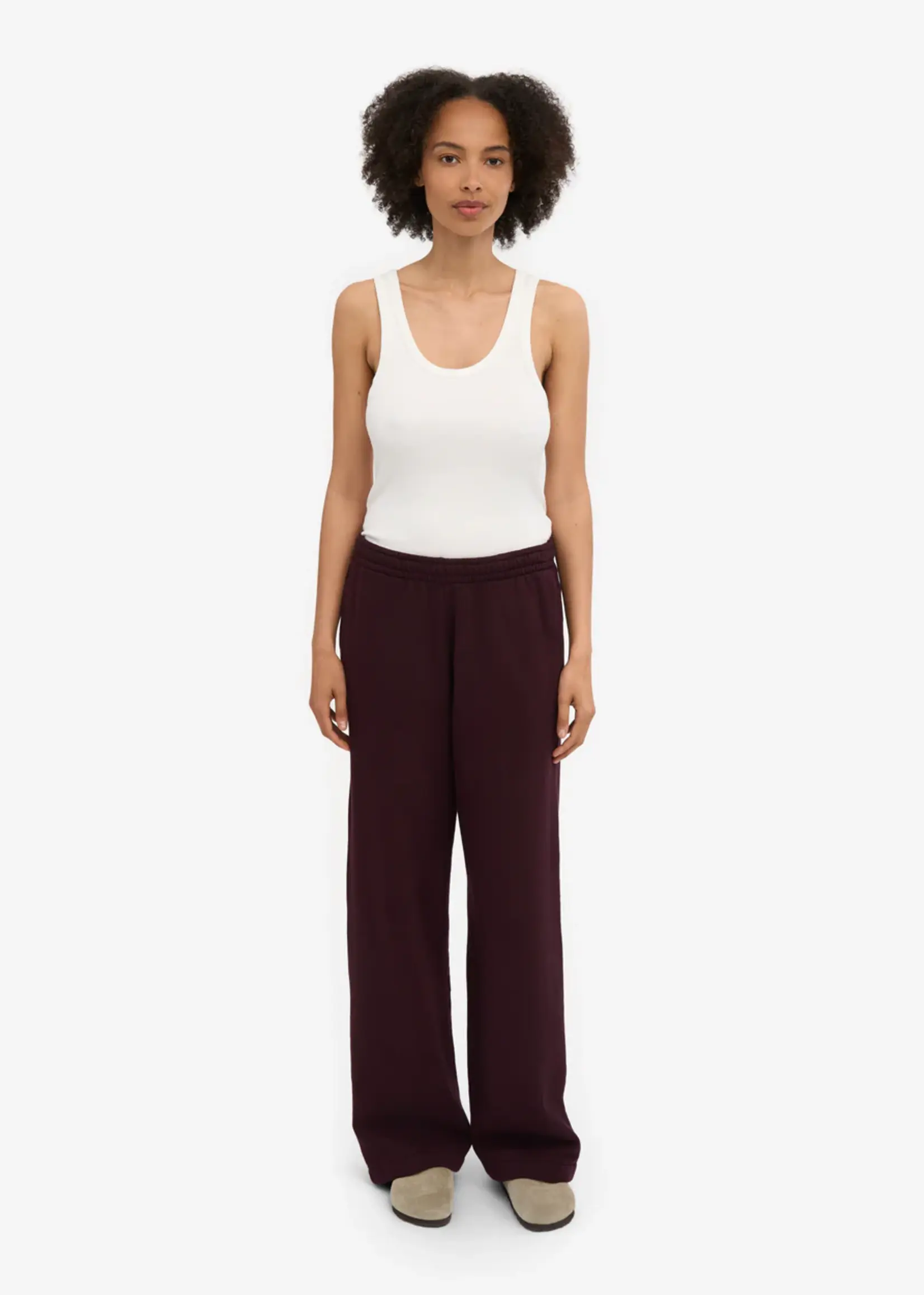 Colorful Standard Colorful Standard - Organic Straight Leg Sweatpants - Oxblood Red
