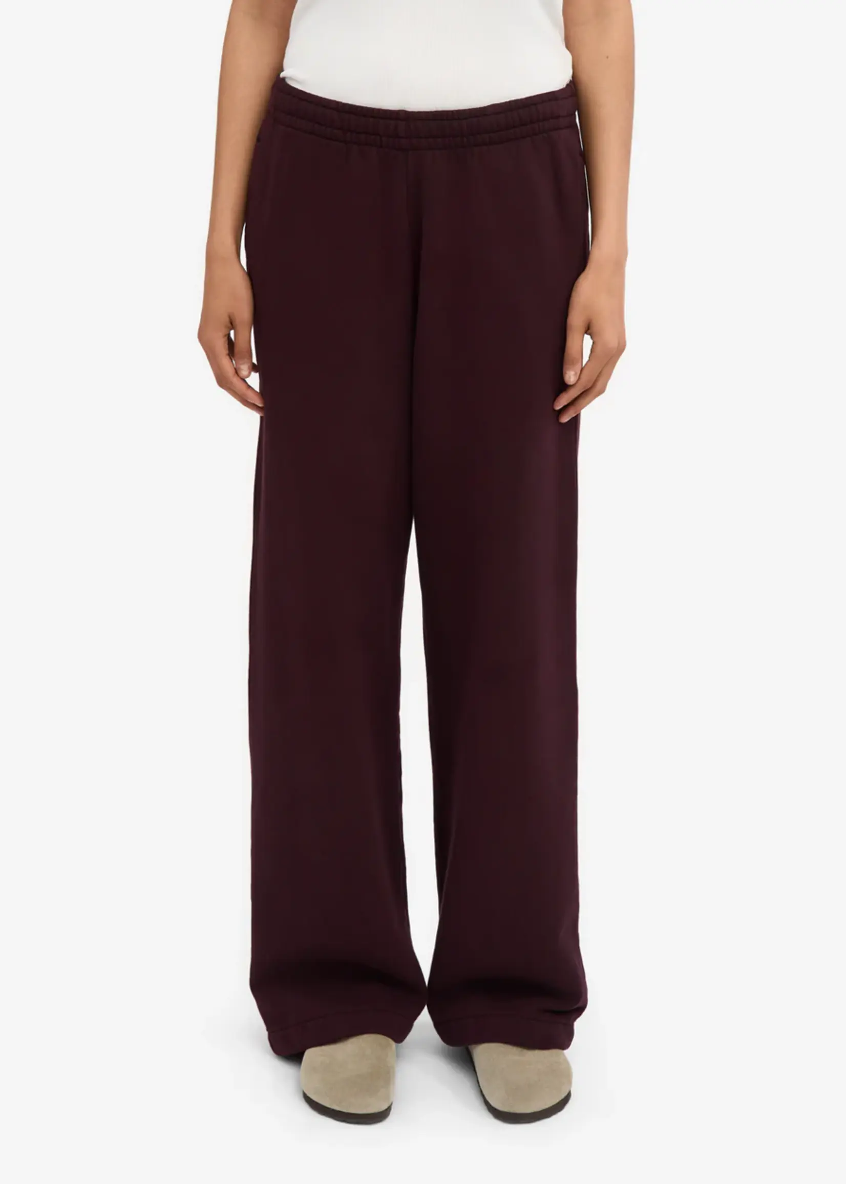 Colorful Standard Colorful Standard - Organic Straight Leg Sweatpants - Oxblood Red